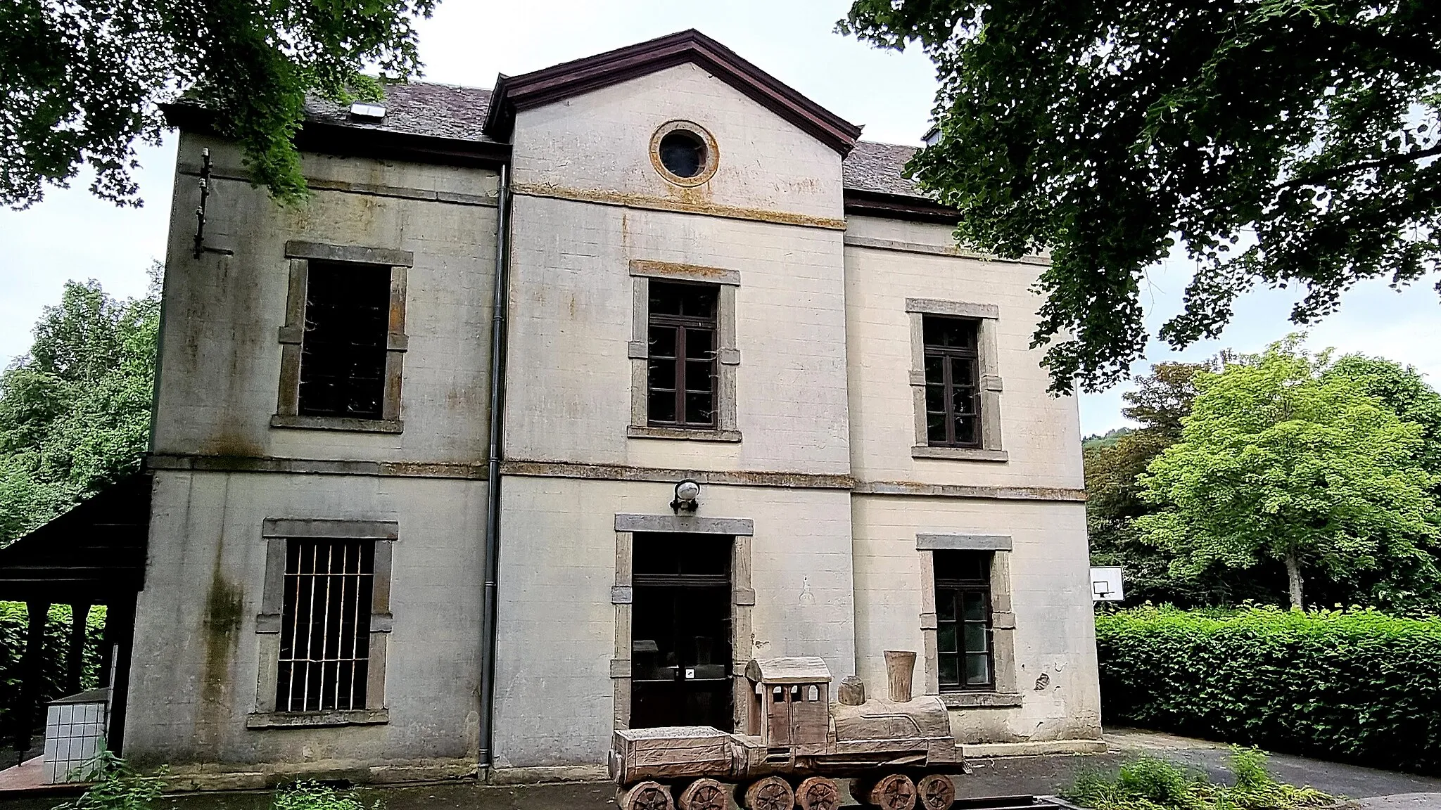 Photo showing: Lieu-dit « Schleif » (lb: Schleef), commune de Winseler. L'ancienne gare de Schleif, en service de 1888 à 1967.