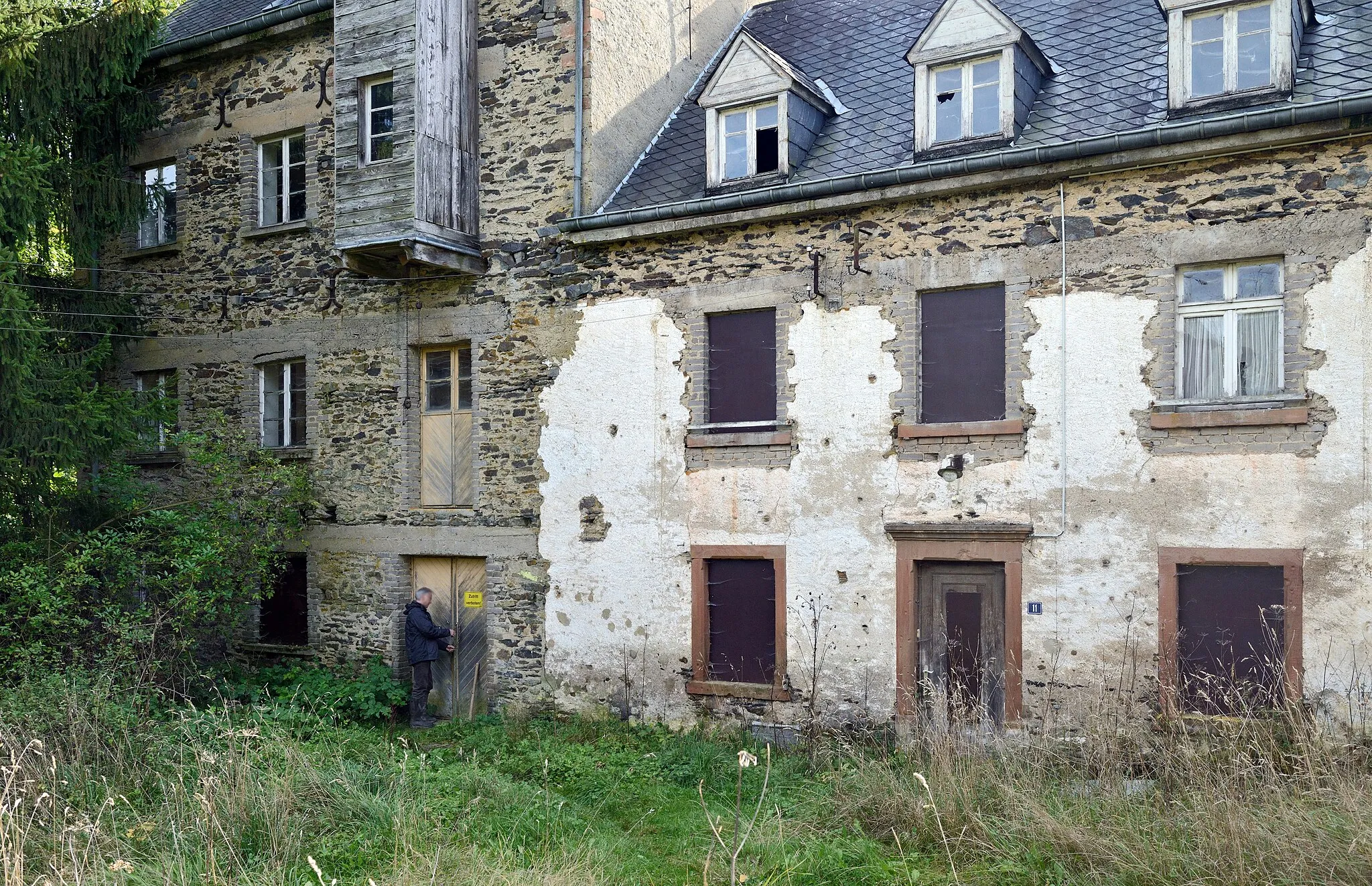 Photo showing: Luxembourg, municipality of Winseler, former mill at Schleif.
