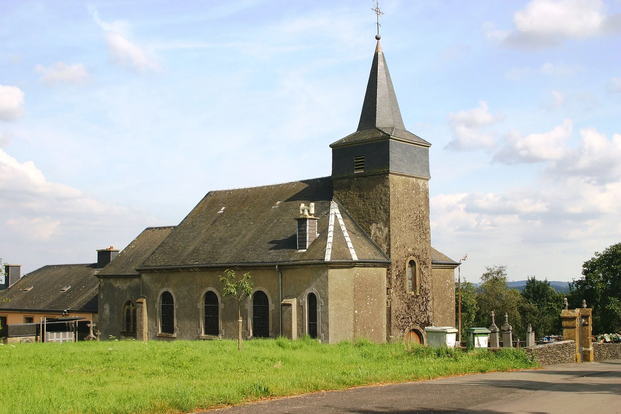 Photo showing: Schockville church, Belgium.