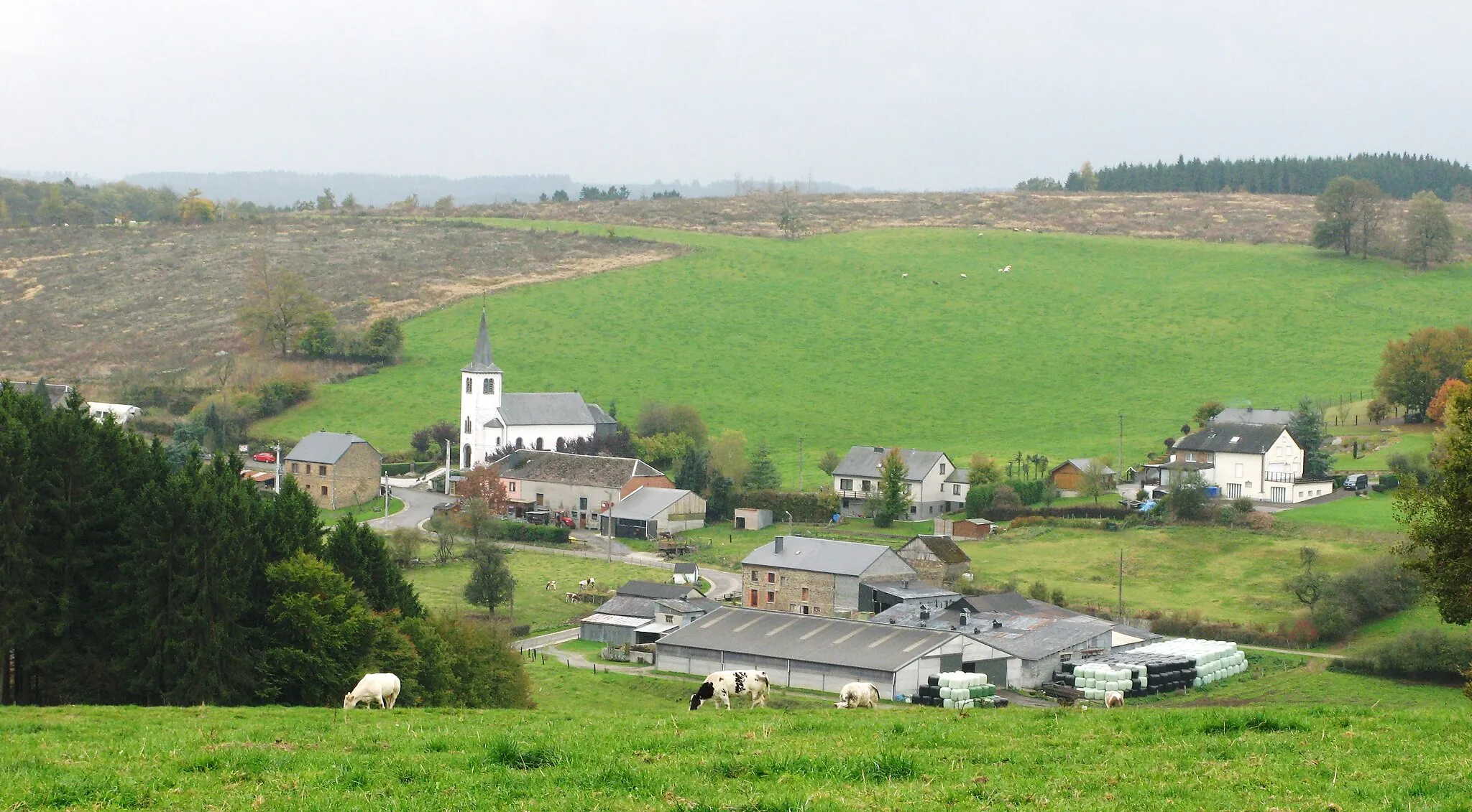 Photo showing: Vue sur Villers-la-Bonne-Eau