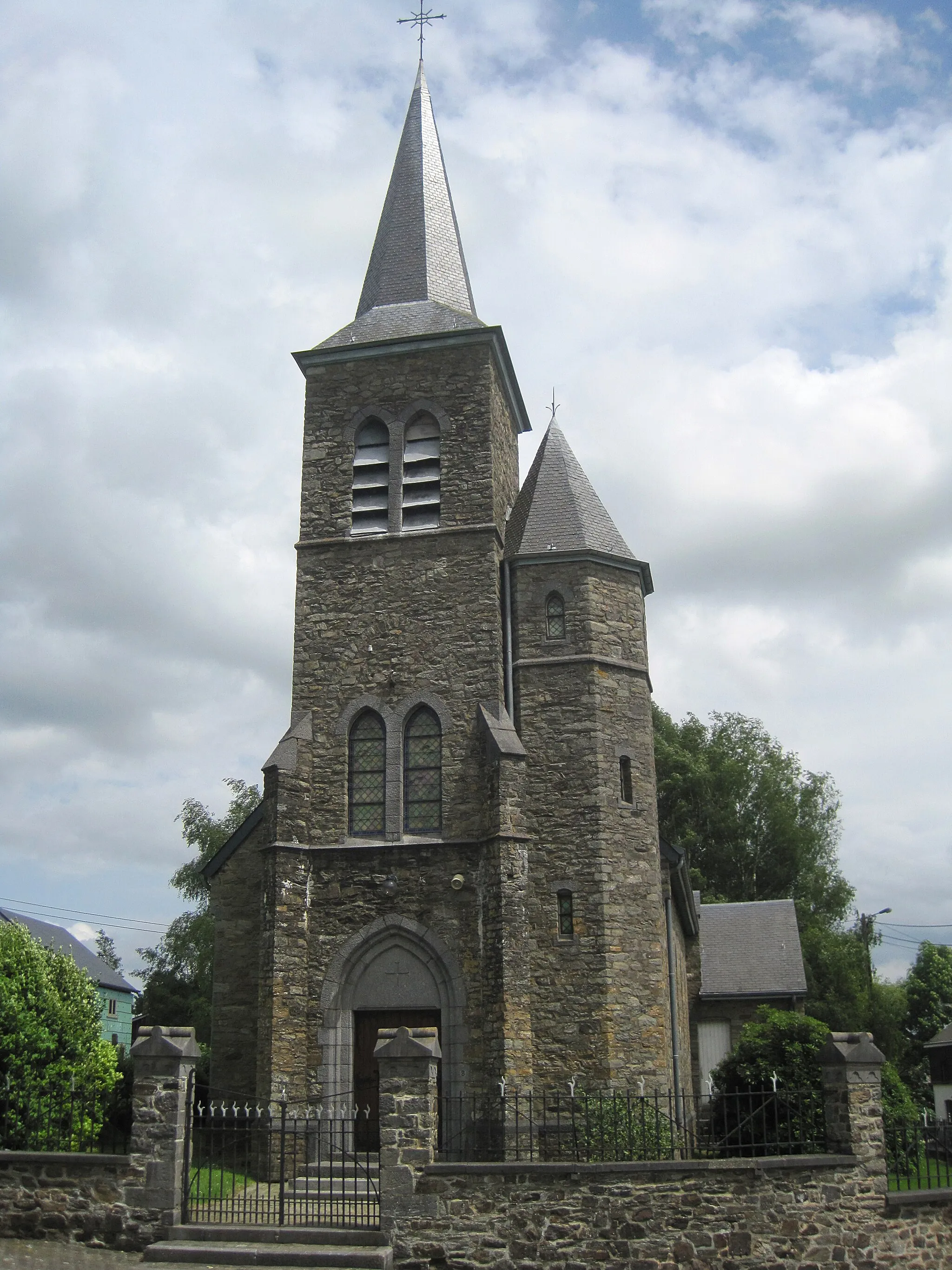 Photo showing: Bougnimont (Belgique), la chapelle Saint-Monon (1911).