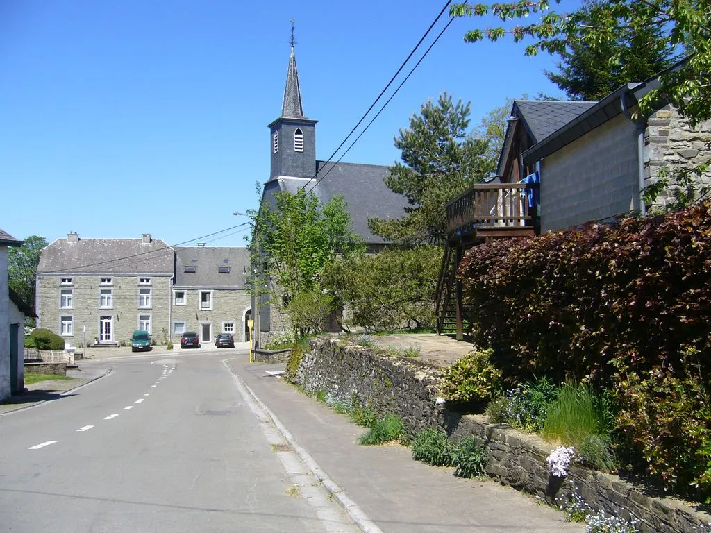 Photo showing: Recogne village near Libramont