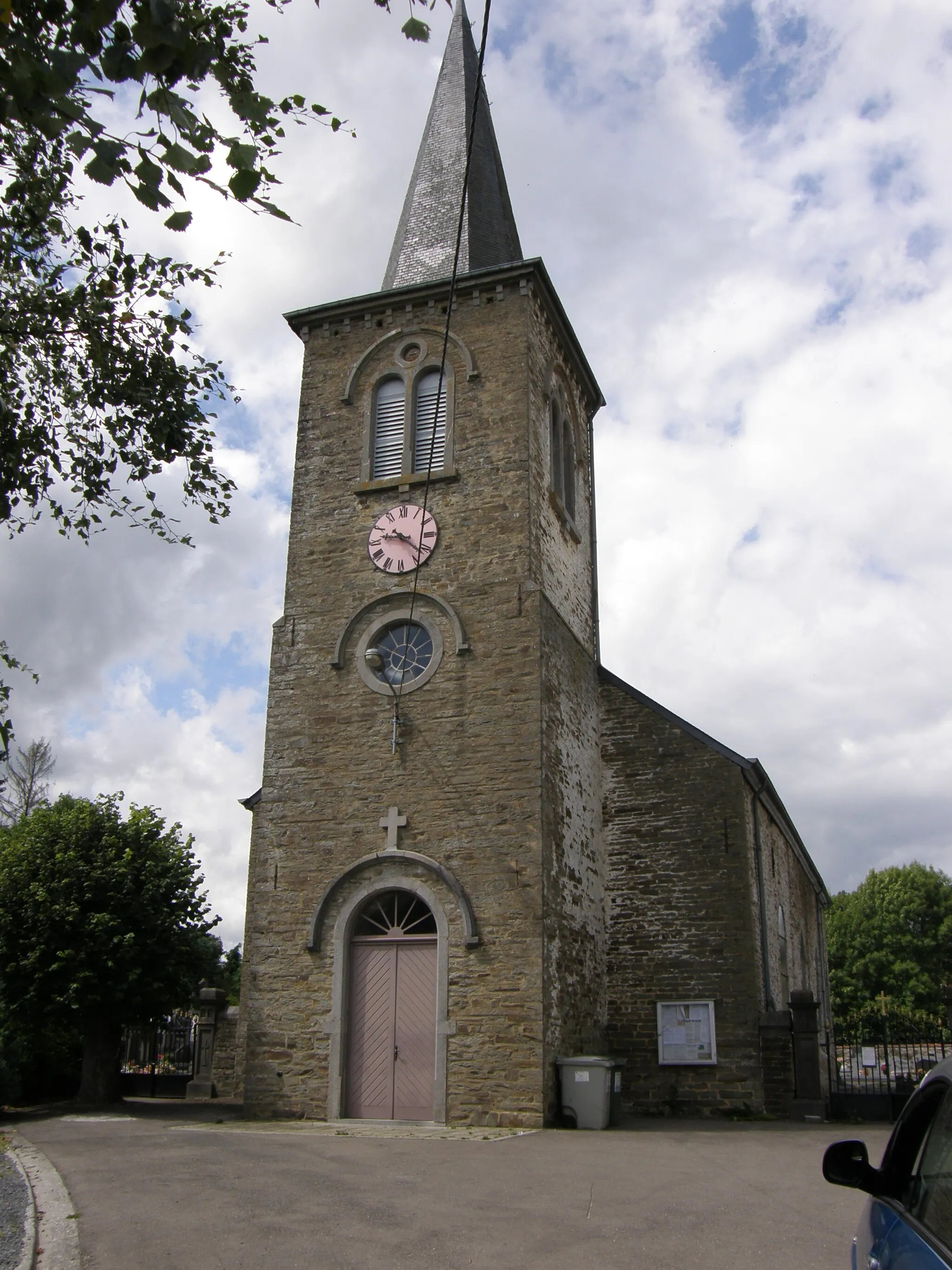 Photo showing: L'église de Rossart dans la commune de Bertrix (section Orgeo)