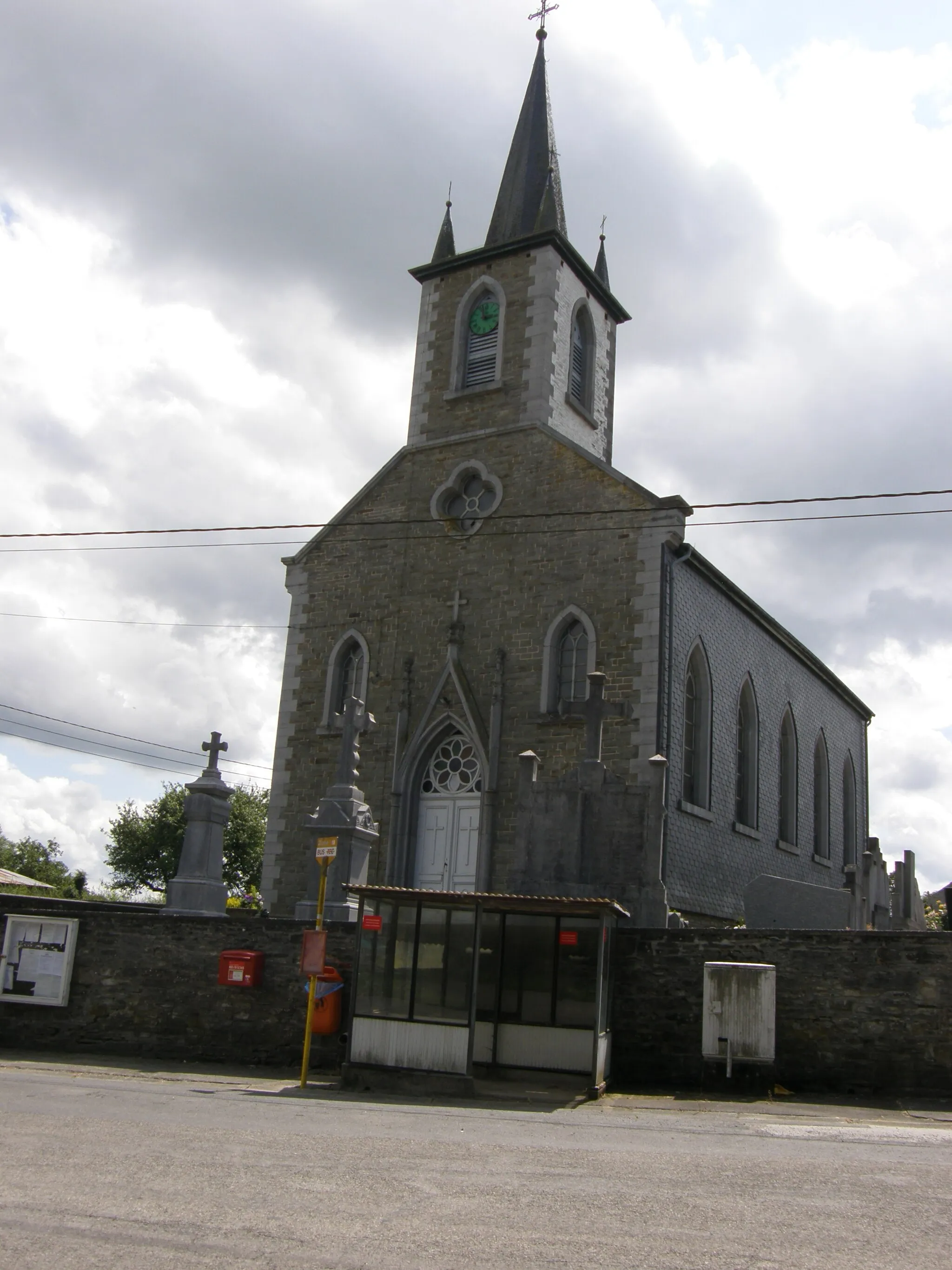 Photo showing: L'église de Biourges dans la commune de Bertrix (section Orgeo) en Belgique