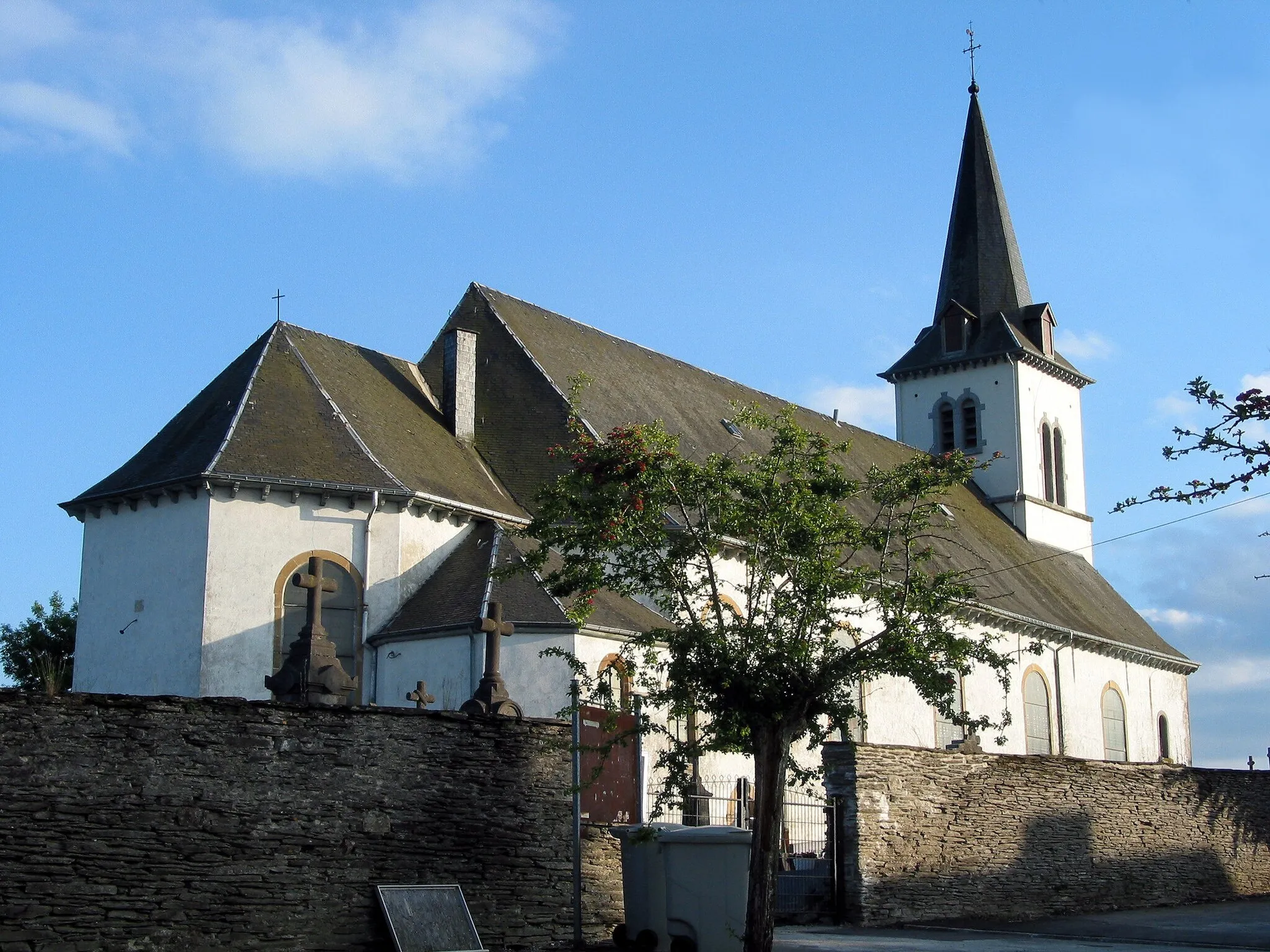 Photo showing: Longlier (Belgium), St. Stephens’ church (XVIIIth century).