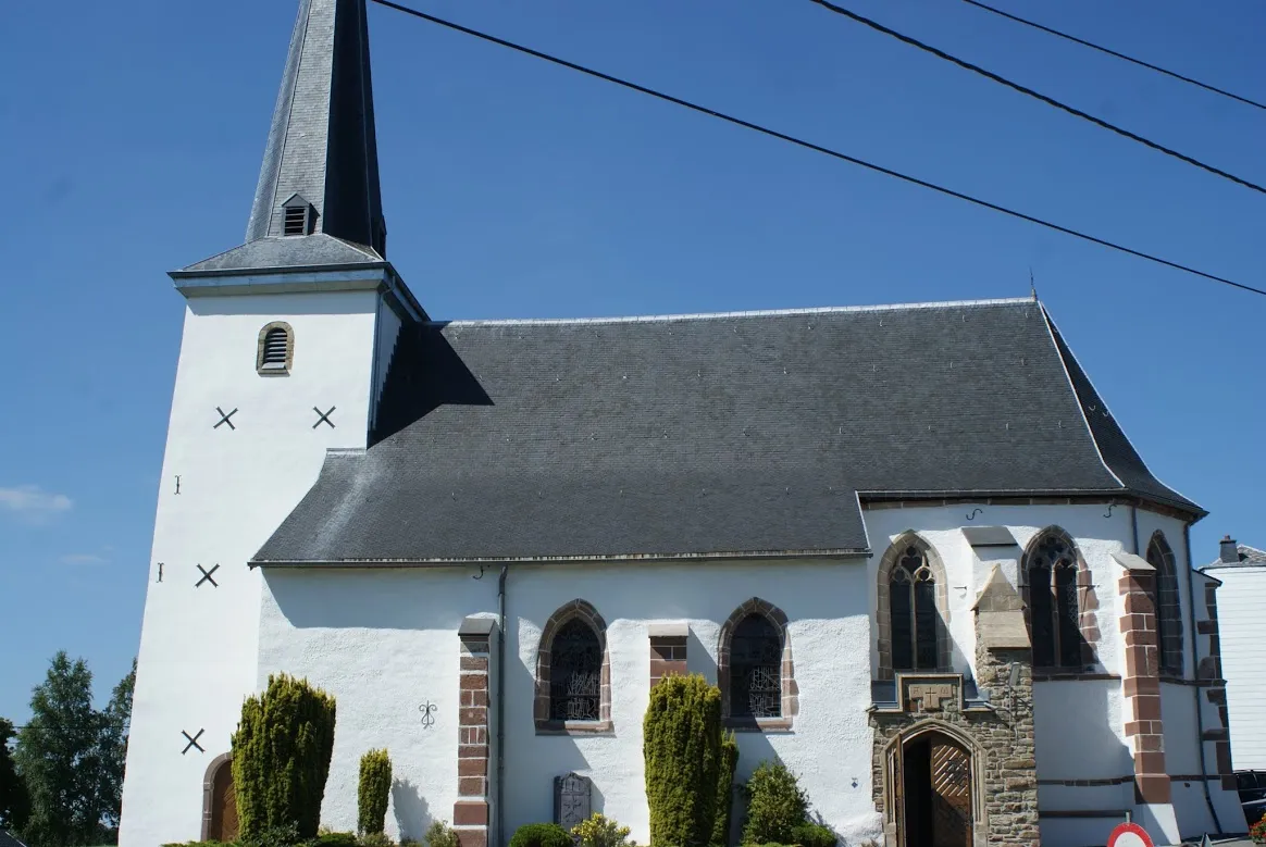 Photo showing: Remaclus Church Thommen (Burg Reuland) Belgien