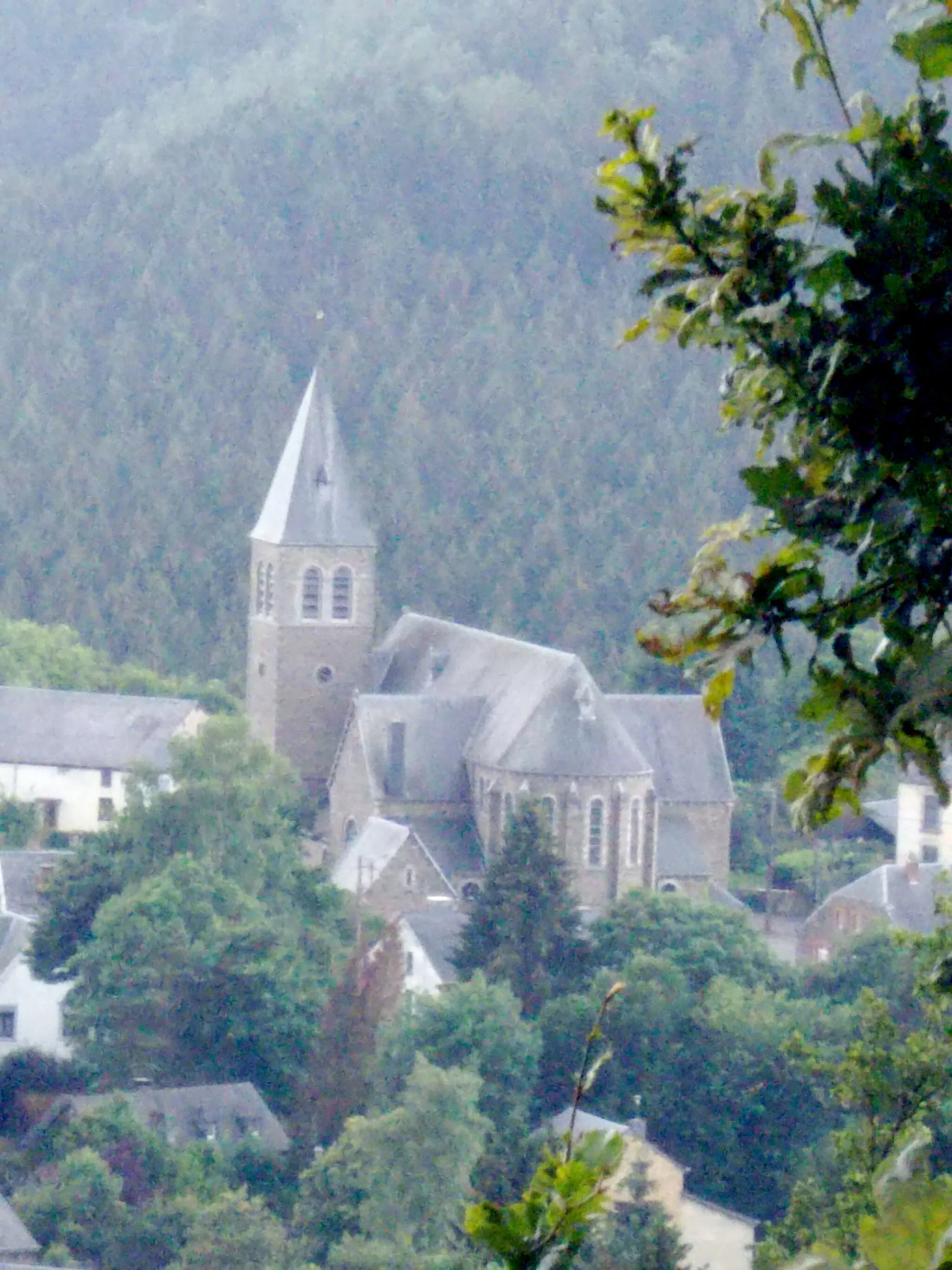 Photo showing: The church of Herbeumont (Belgium)