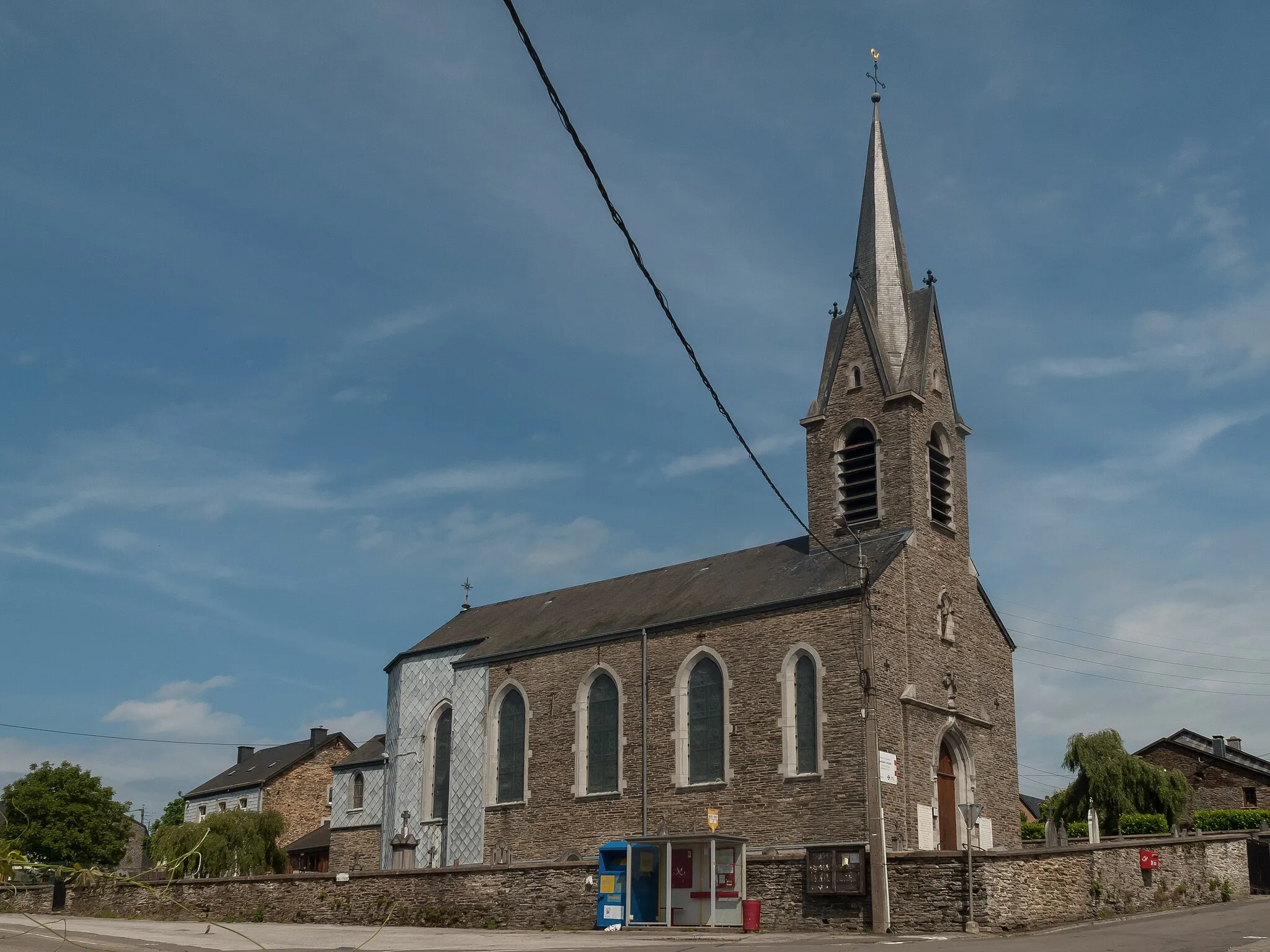 Photo showing: Noirefontaine, church  (l’église des saints Cosme-et-Dami)