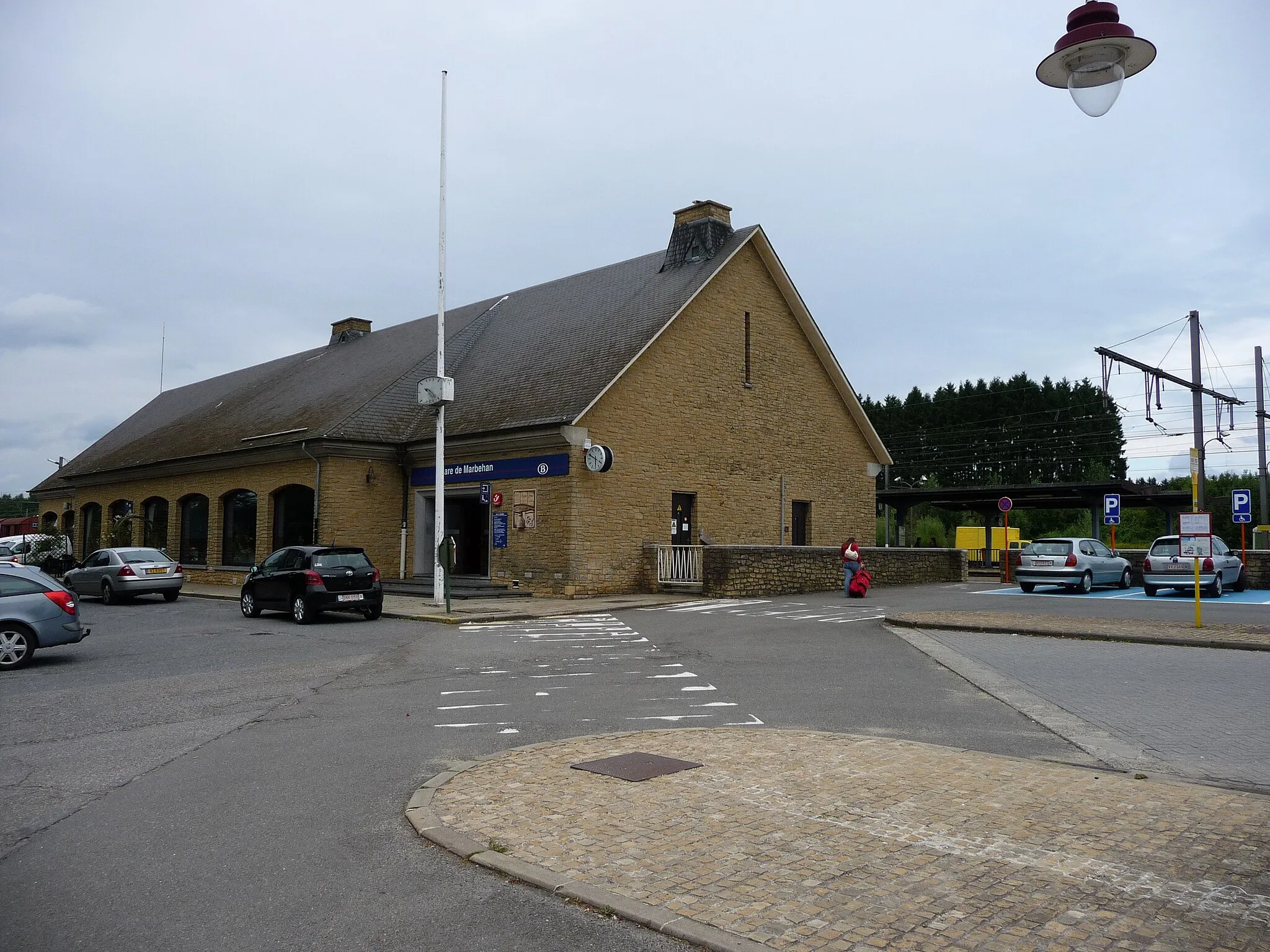 Photo showing: Gare de Marbehan, vue depuis la rue / Marbehan station (Belgium) : view from the street