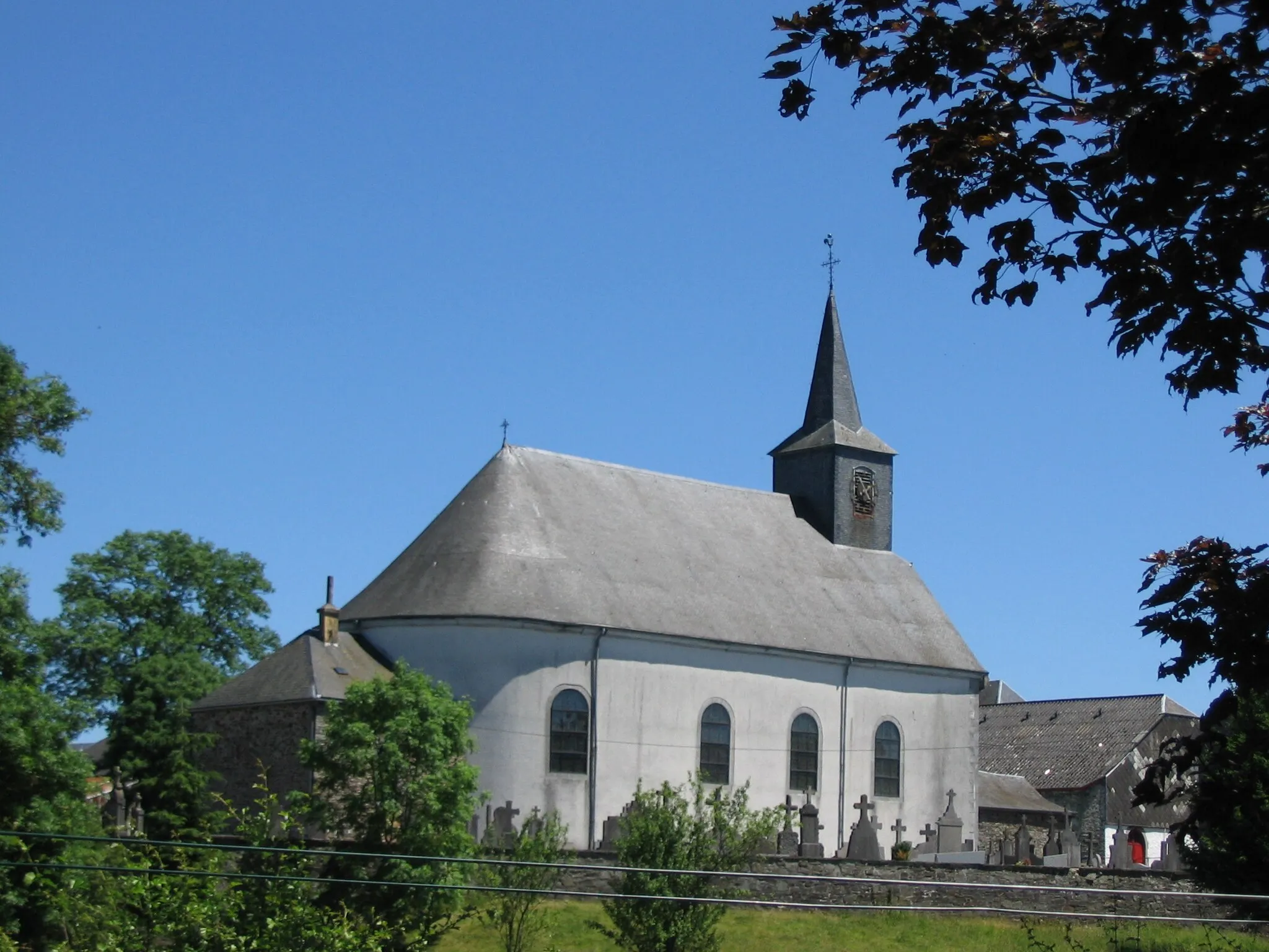 Photo showing: Church of Anloy, Libin, Luxembourg, Belgium