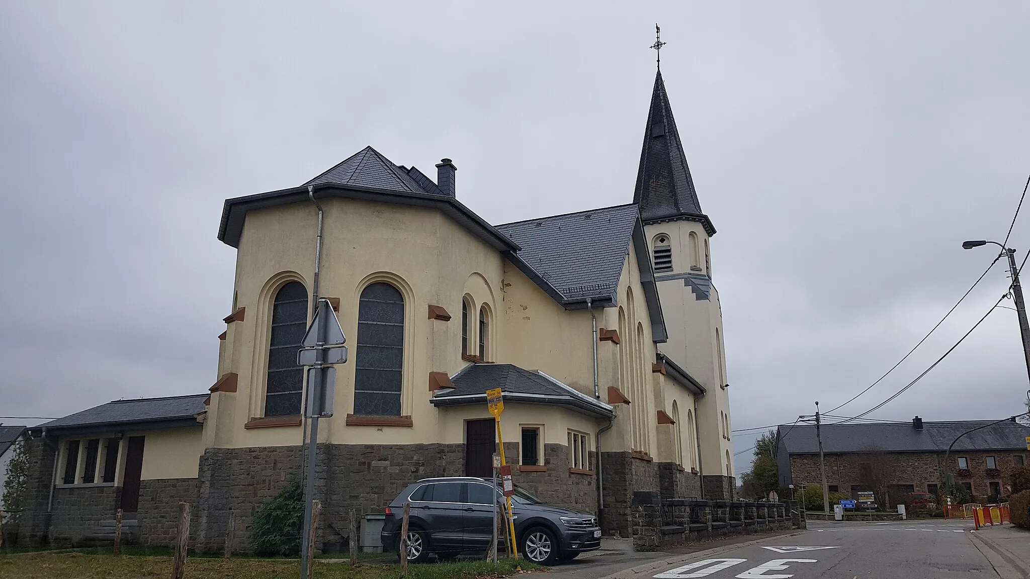 Photo showing: Kirche St. Michael, Nieder-Emmels, Amel, Belgien