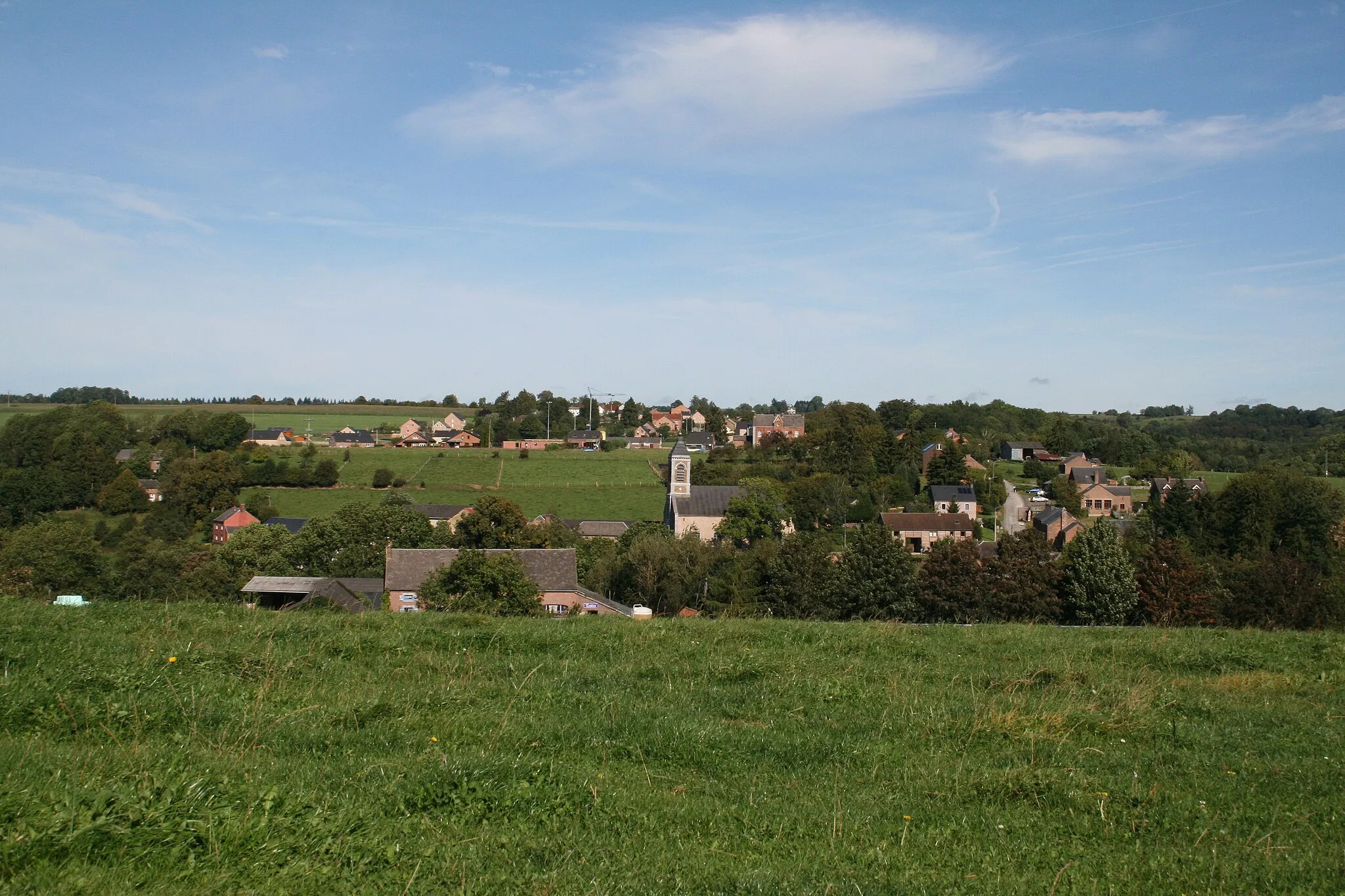 Photo showing: Chevetogne (Belgium), the village.