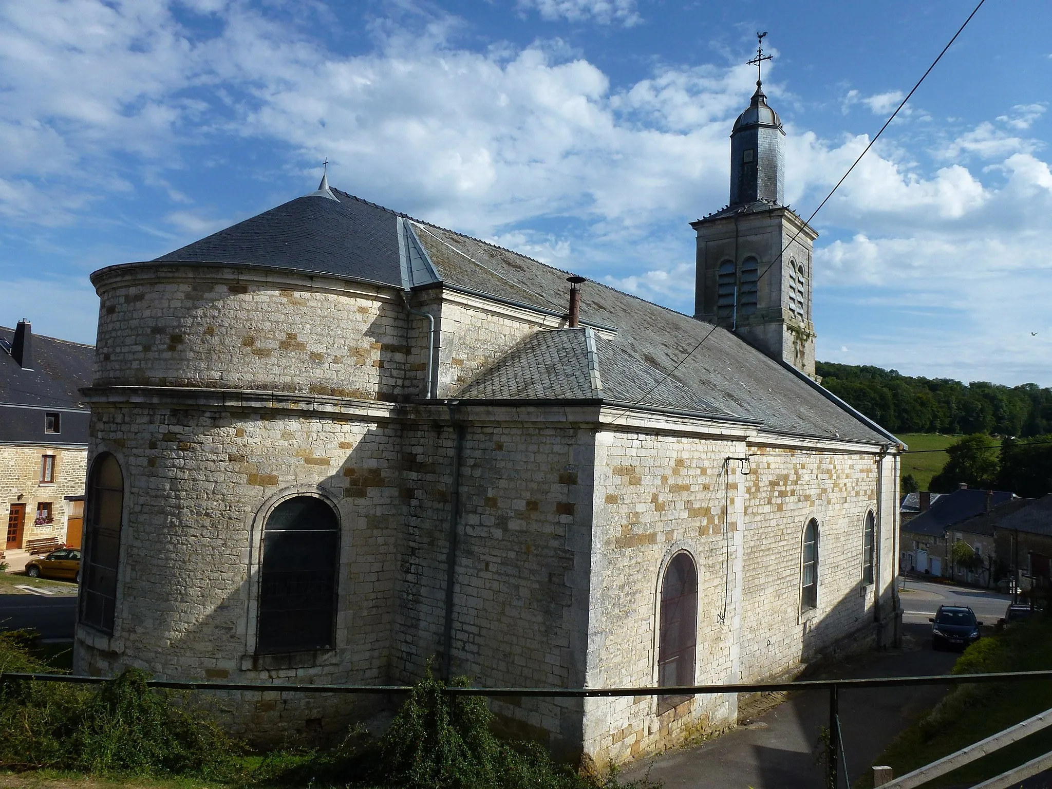 Photo showing: Aubigny-les-Pothées (Ardennes) église, chevet