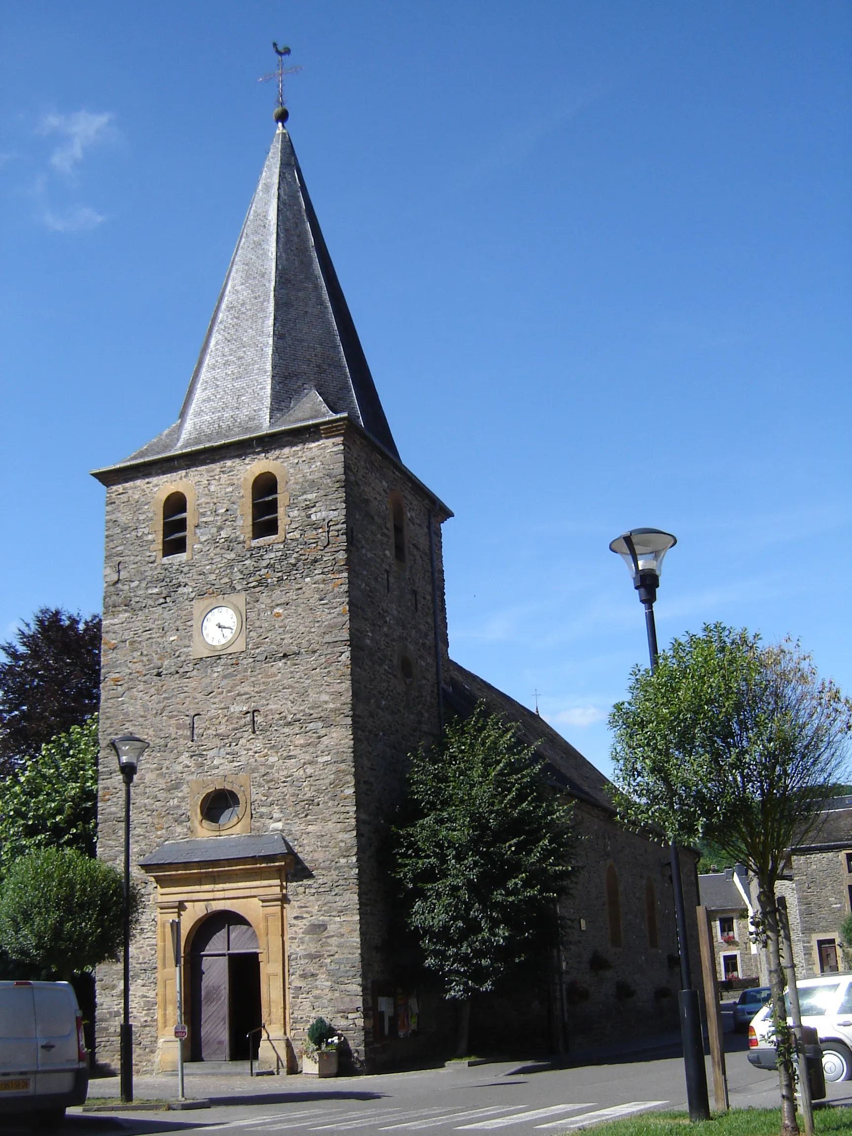Photo showing: Church of Saint Leodegar in Bohan. Bohan, Vresse-sur-Semois, Namur, Belgium