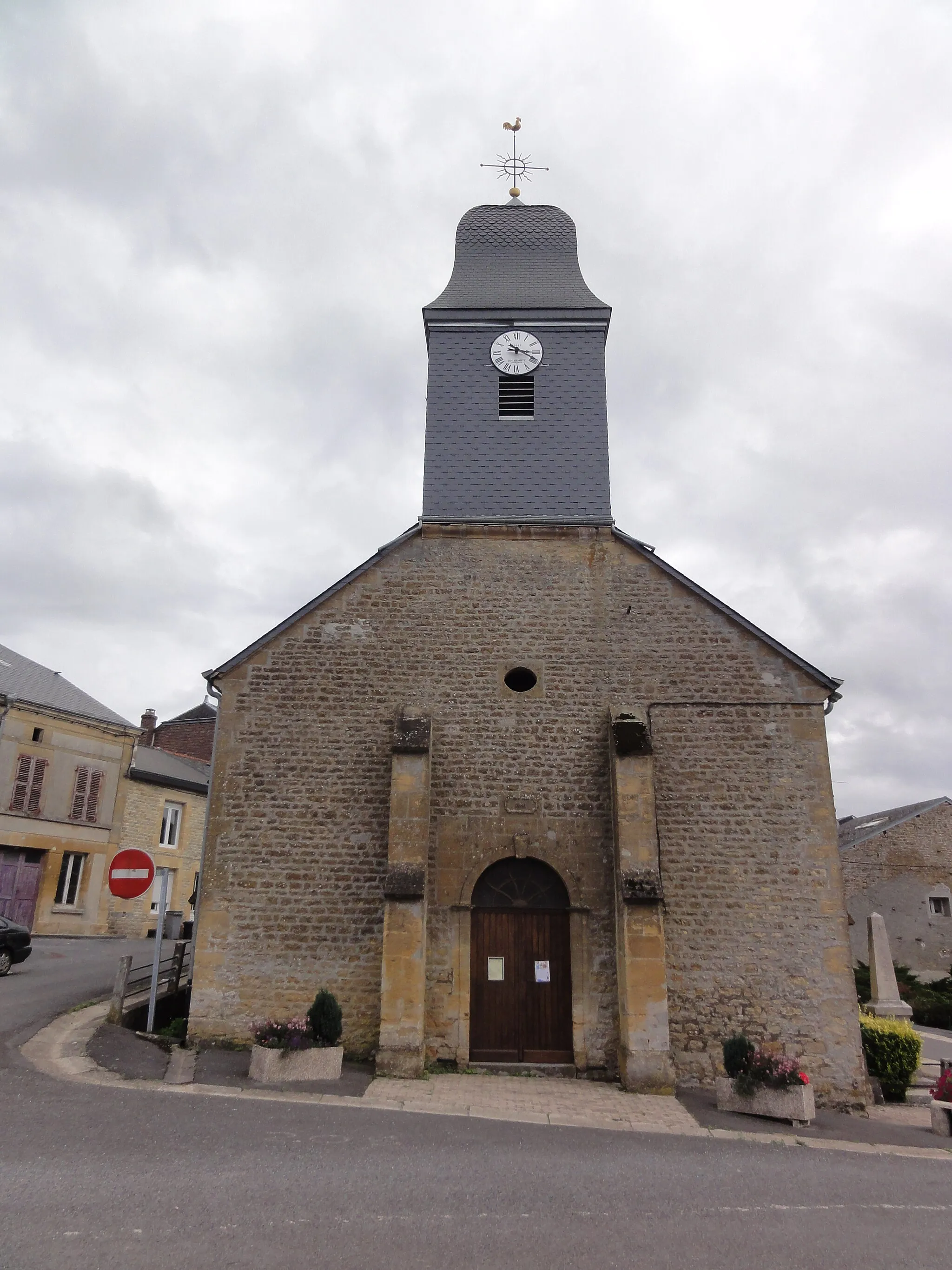 Photo showing: Arreux (Ardennes) église, façade