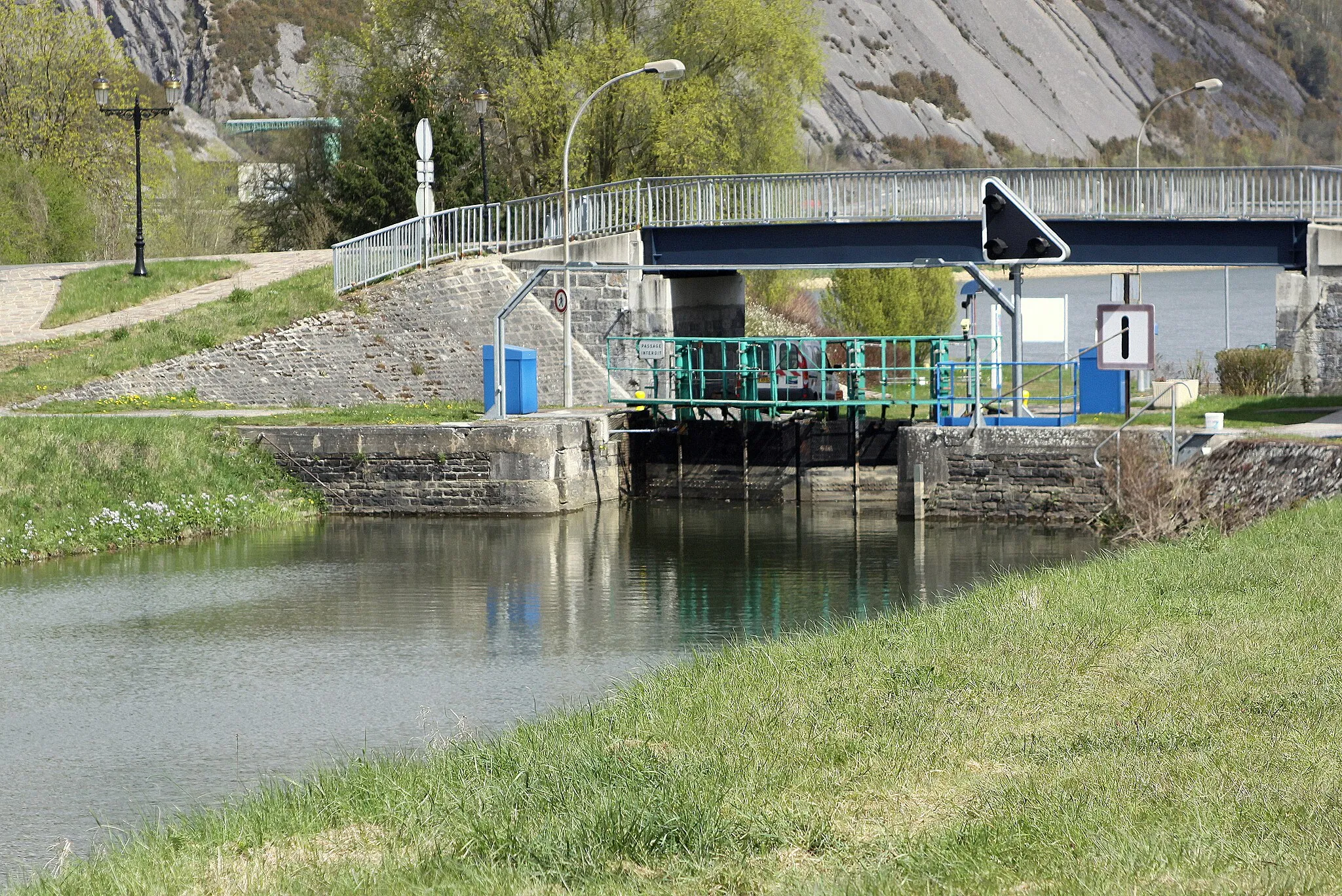 Photo showing: D'Schleis Trois-Fontaines bei Ham-sur-Meuse