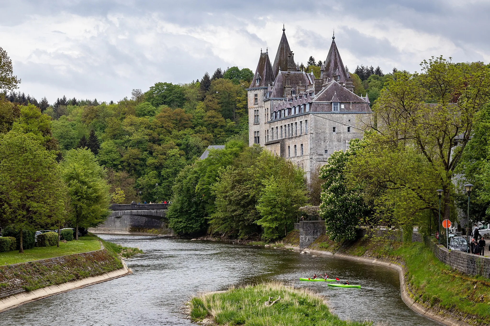 Photo showing: Château de Durbuy und Ourthe