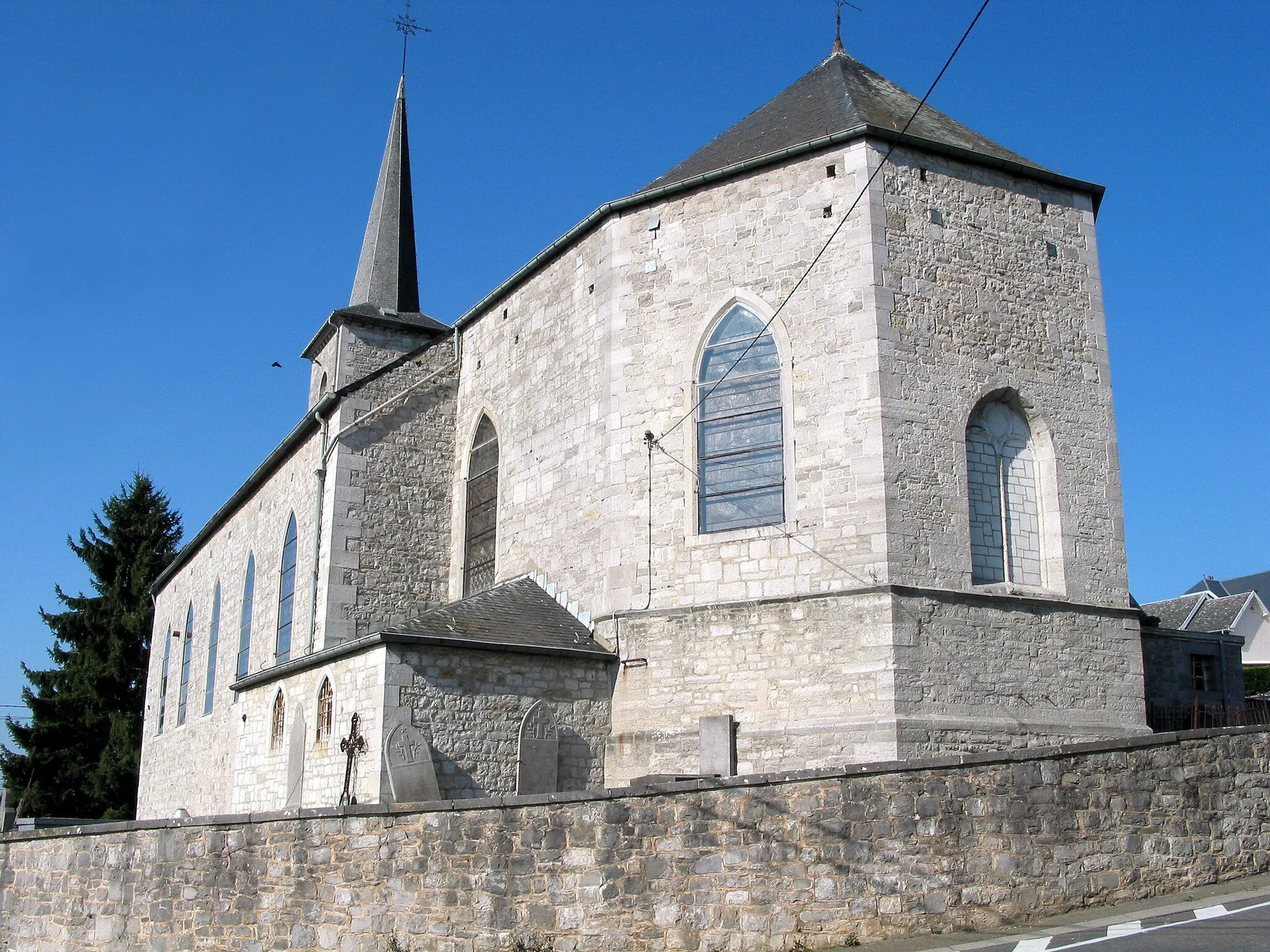 Photo showing: Onhaye (Belgium), the Saint Martin’s church (1808).