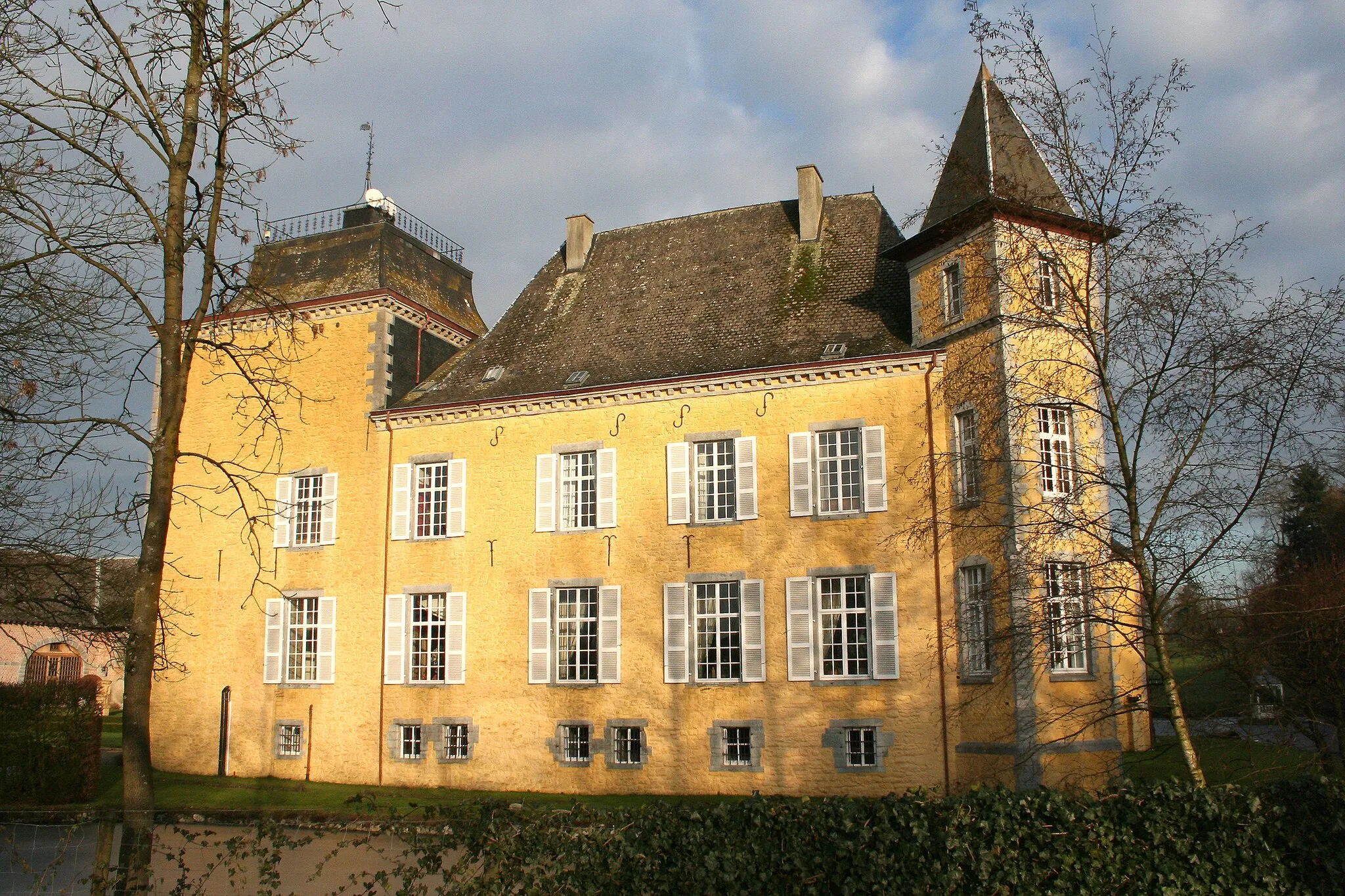 Photo showing: Haversin (Belgium), the castle (XVIIth century).