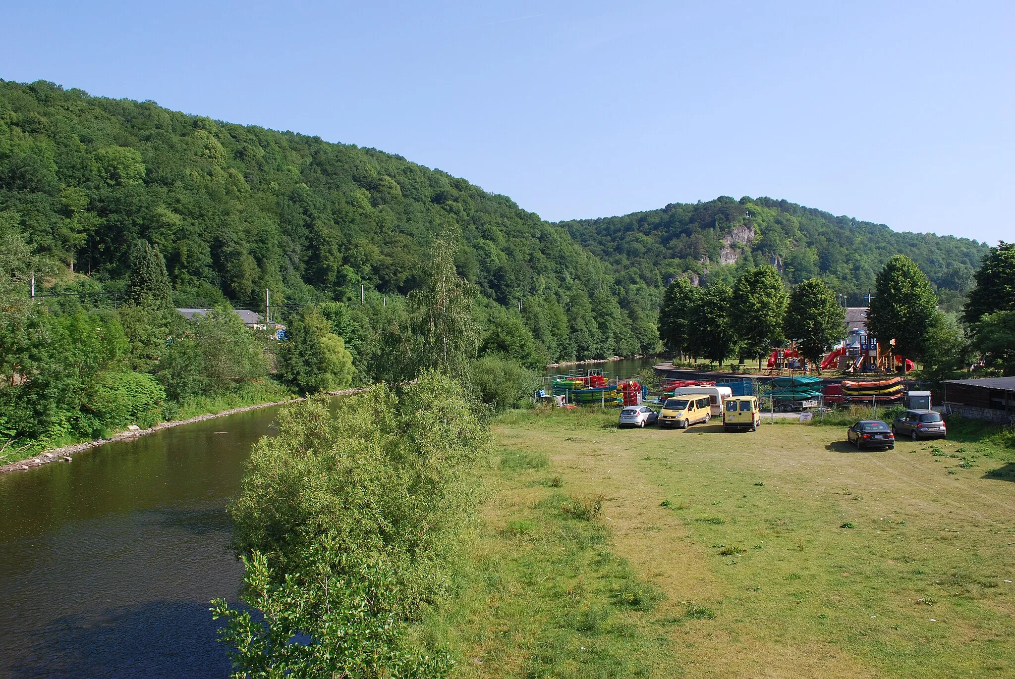 Photo showing: L'Ourthe à Bomal.