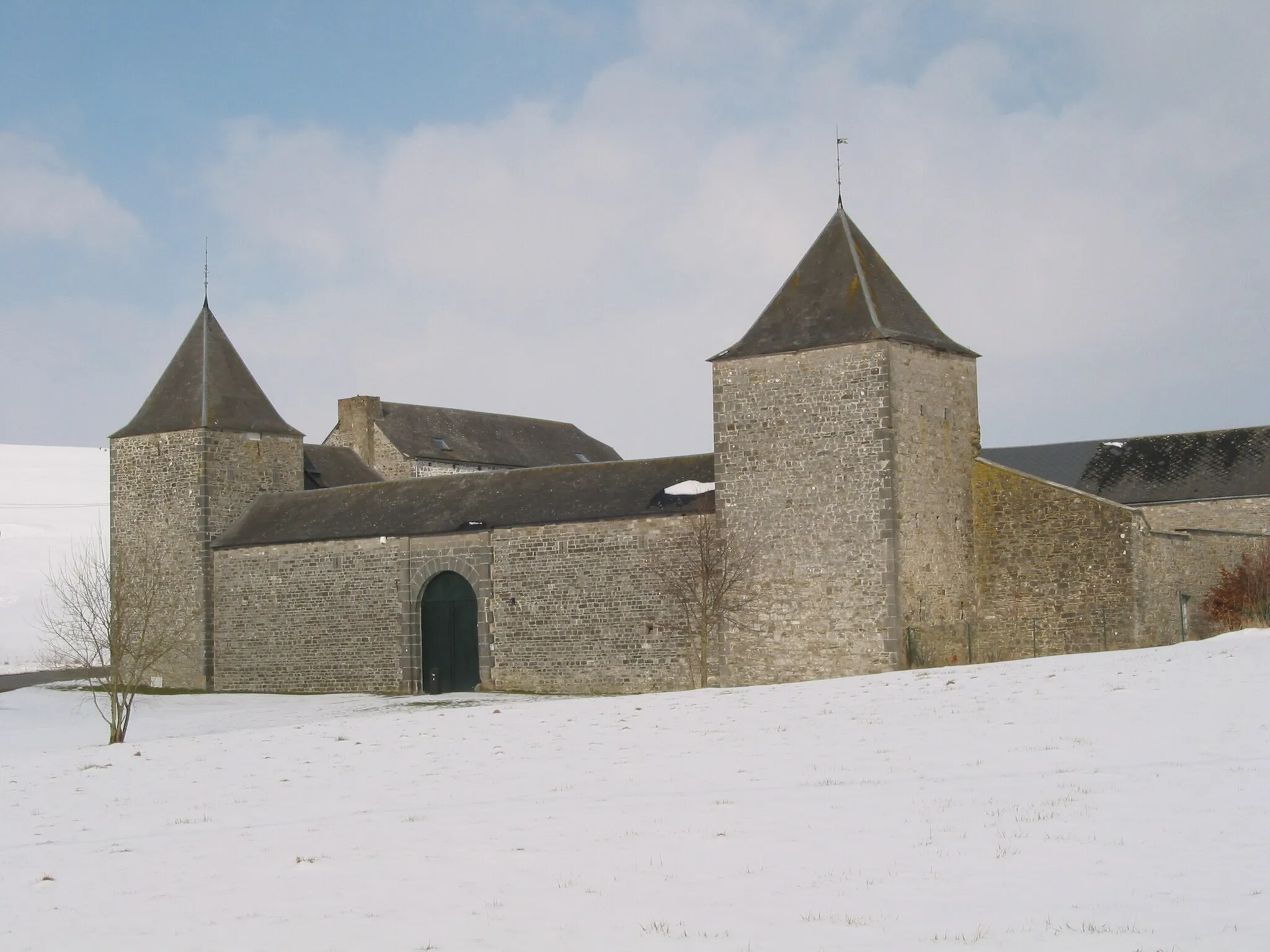 Photo showing: Natoye (Belgique), the castle farm (XVIIIe siècle).