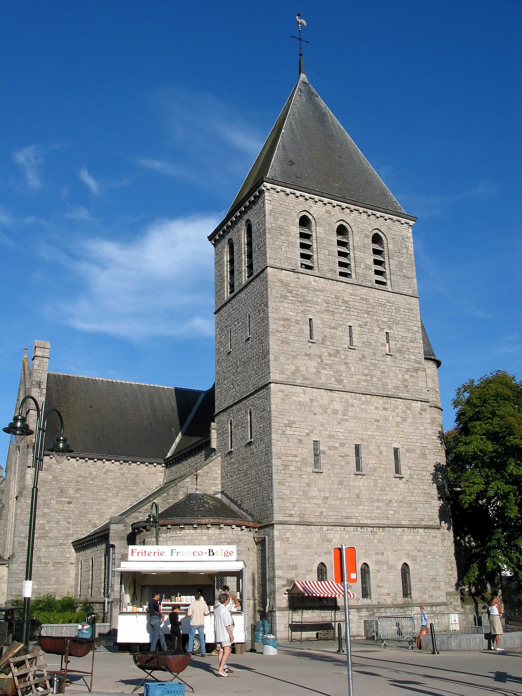 Photo showing: Han-sur-Lesse (Belgium), the St. Hubert Church (1904-1905).