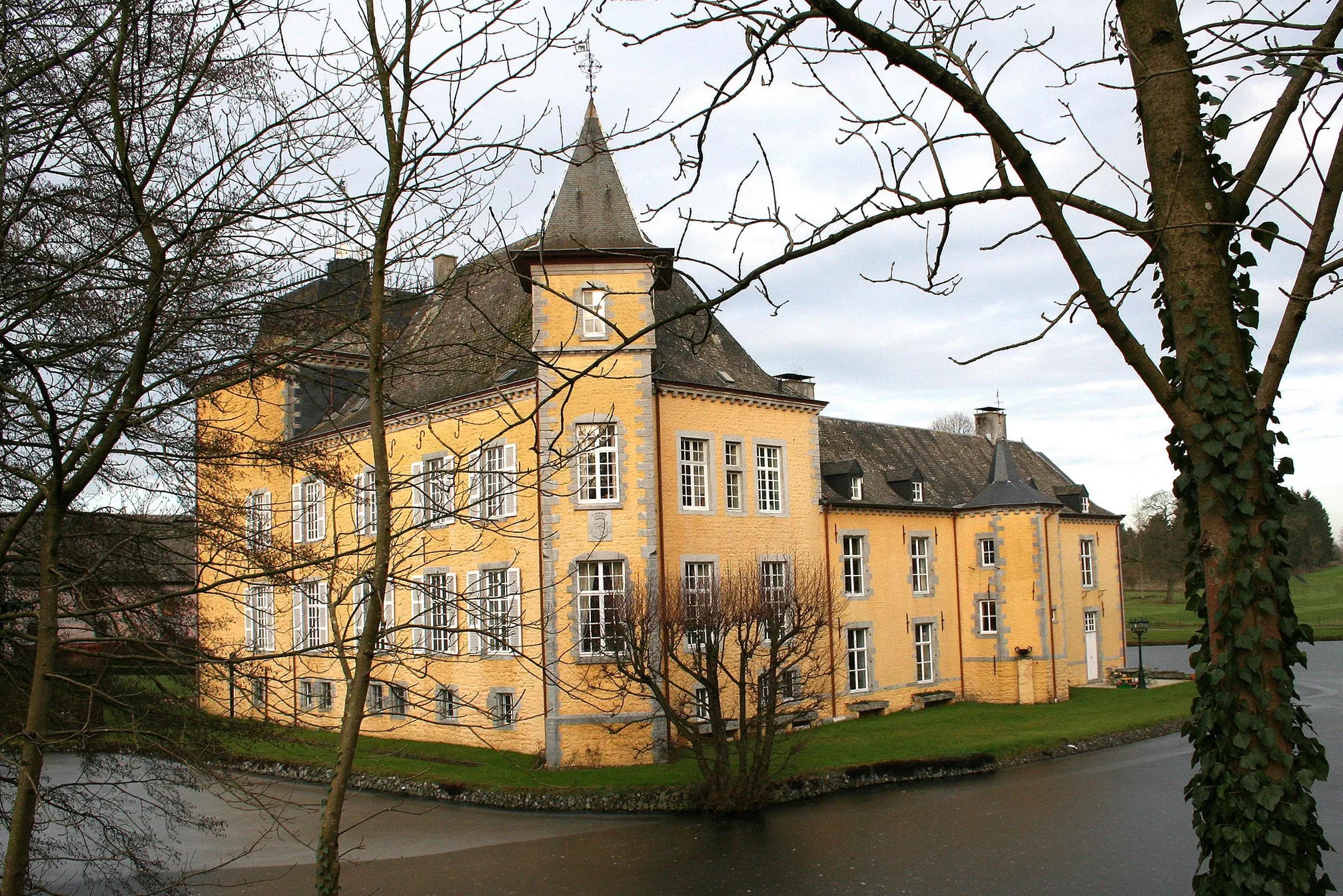 Photo showing: Haversin (Belgium), the castle (XVIIth century).