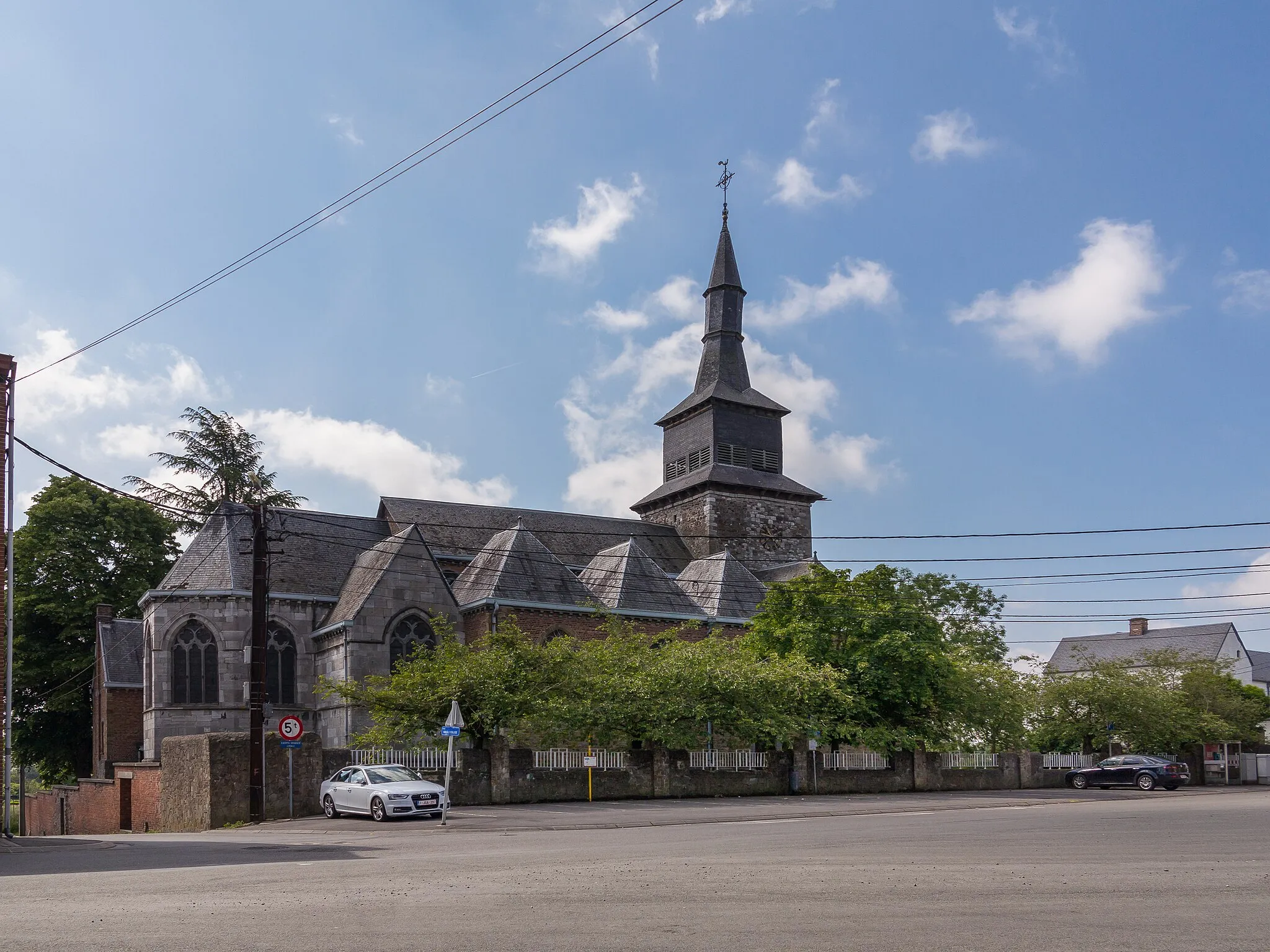 Photo showing: Temploux, church: l'église Saint-Hilaire