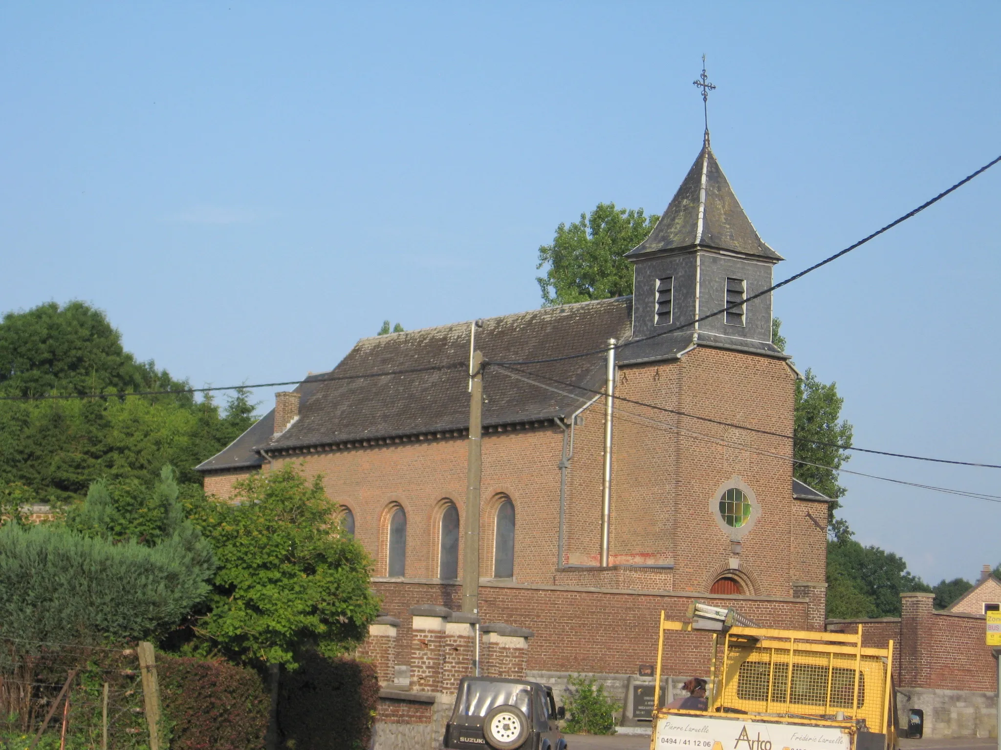 Photo showing: Church of Saint Martin in Acosse, Wasseiges, Liège, Belgium