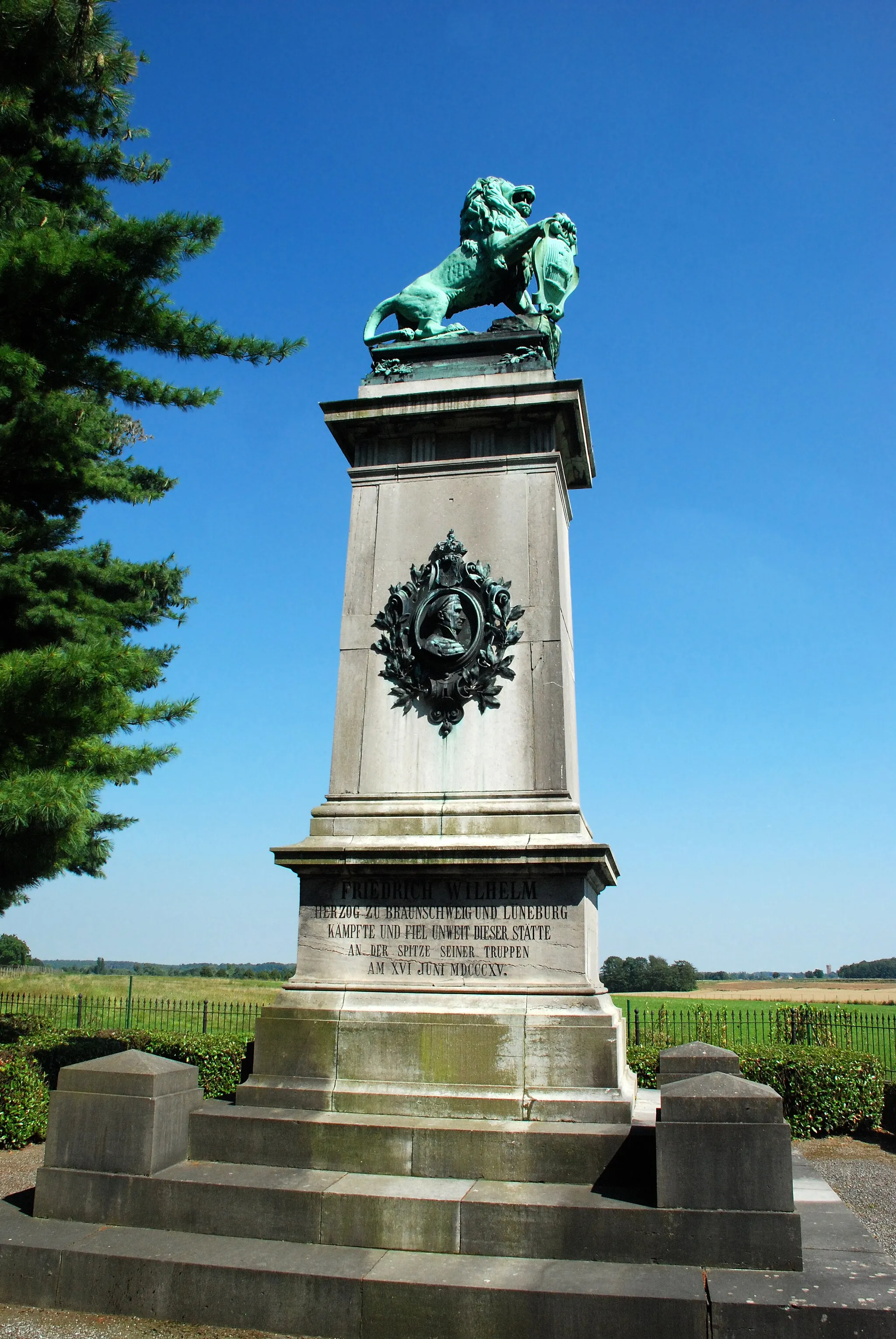 Photo showing: Belgique - Brabant wallon - Monument Brunswick (Genappe)