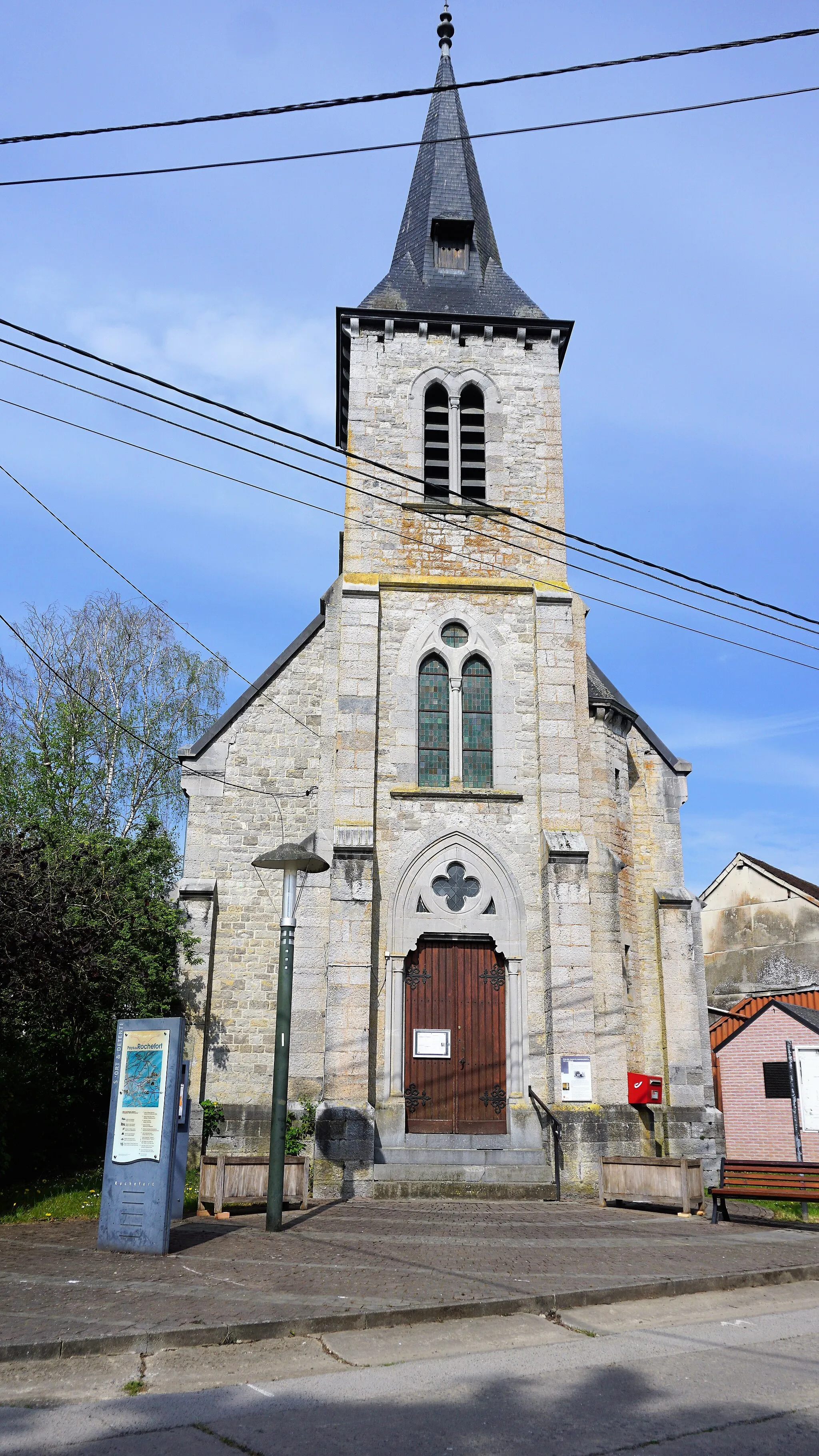 Photo showing: Lessive, commune de Rochefort, dans l'Ardenne belge. L'Église Sainte-Marguerite