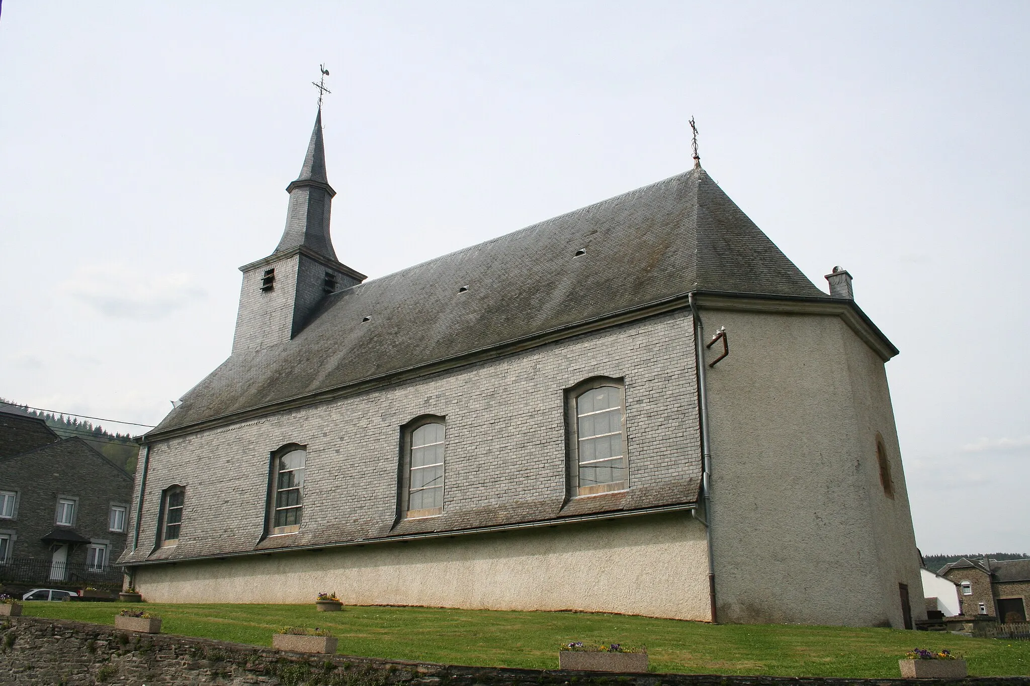 Photo showing: Laforêt (Belgium), the Saint Agathe church (1779).