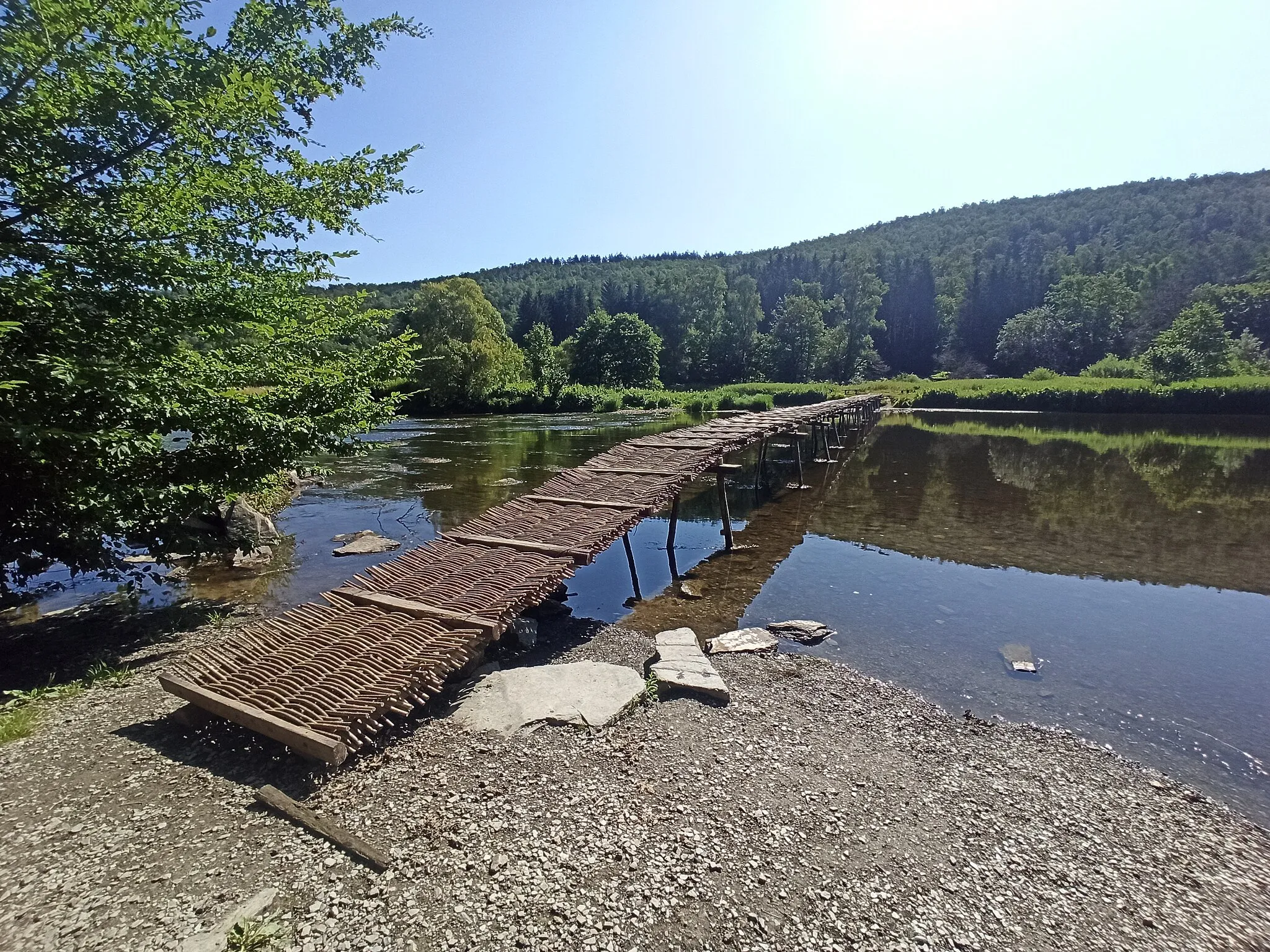 Photo showing: "Pont de Claies" over de Semois in Laforêt