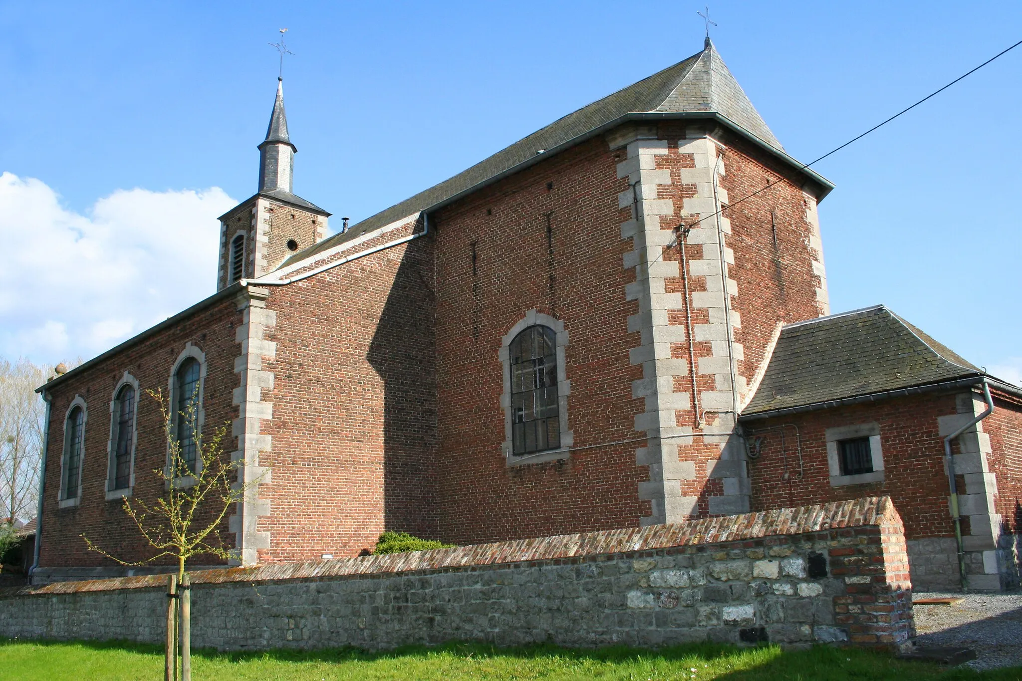 Photo showing: Soye (Belgique), l'église Saint-Amand (1754-1755).