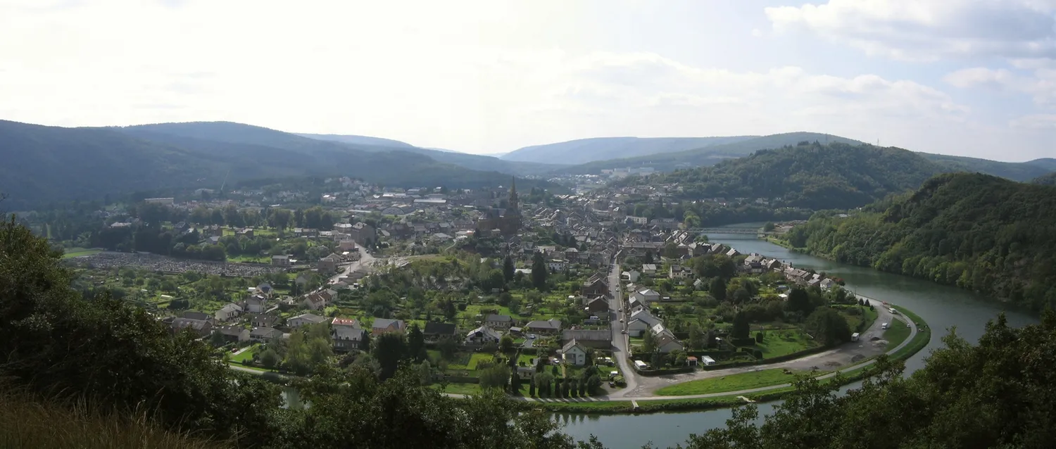 Photo showing: Fumay, depuis le point de vue de la Platale