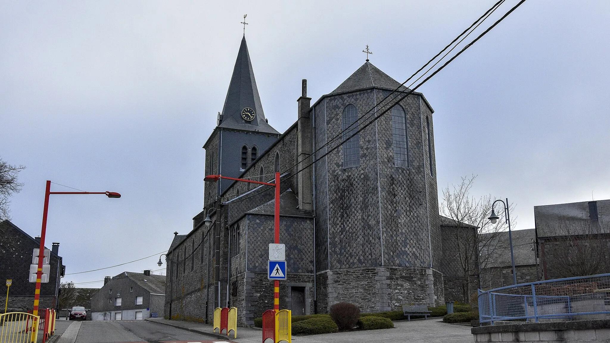 Photo showing: Église Saint-Hubert (Bièvre) 27-02-2021 9-20-44