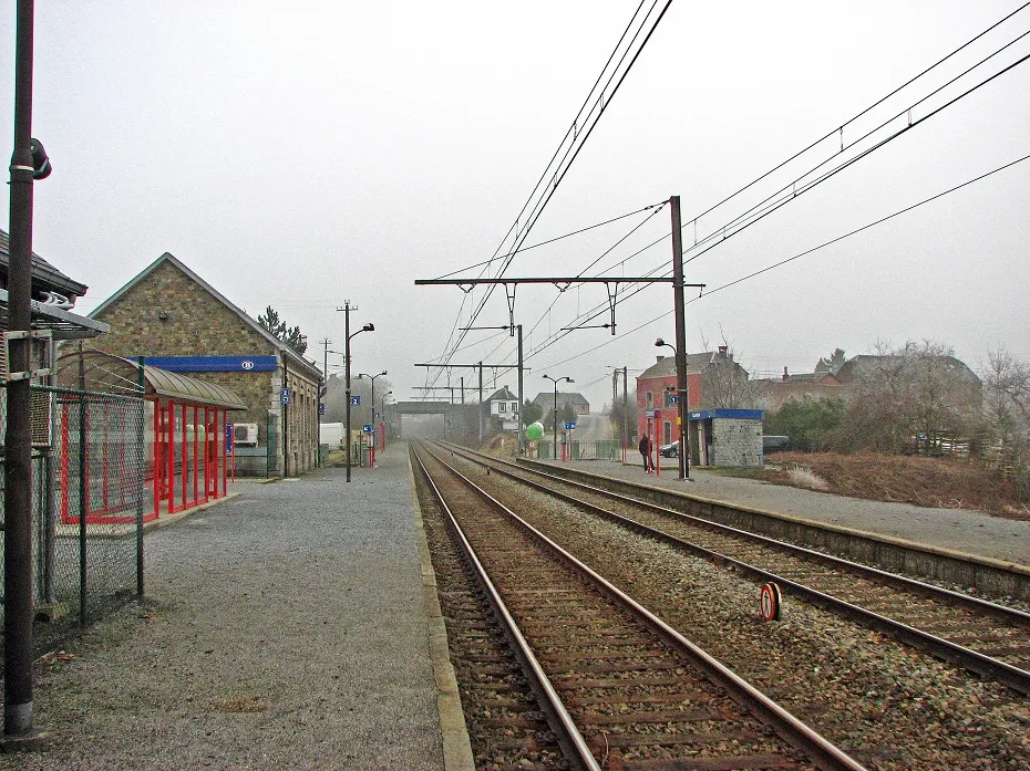Photo showing: Het station van Courrière.
