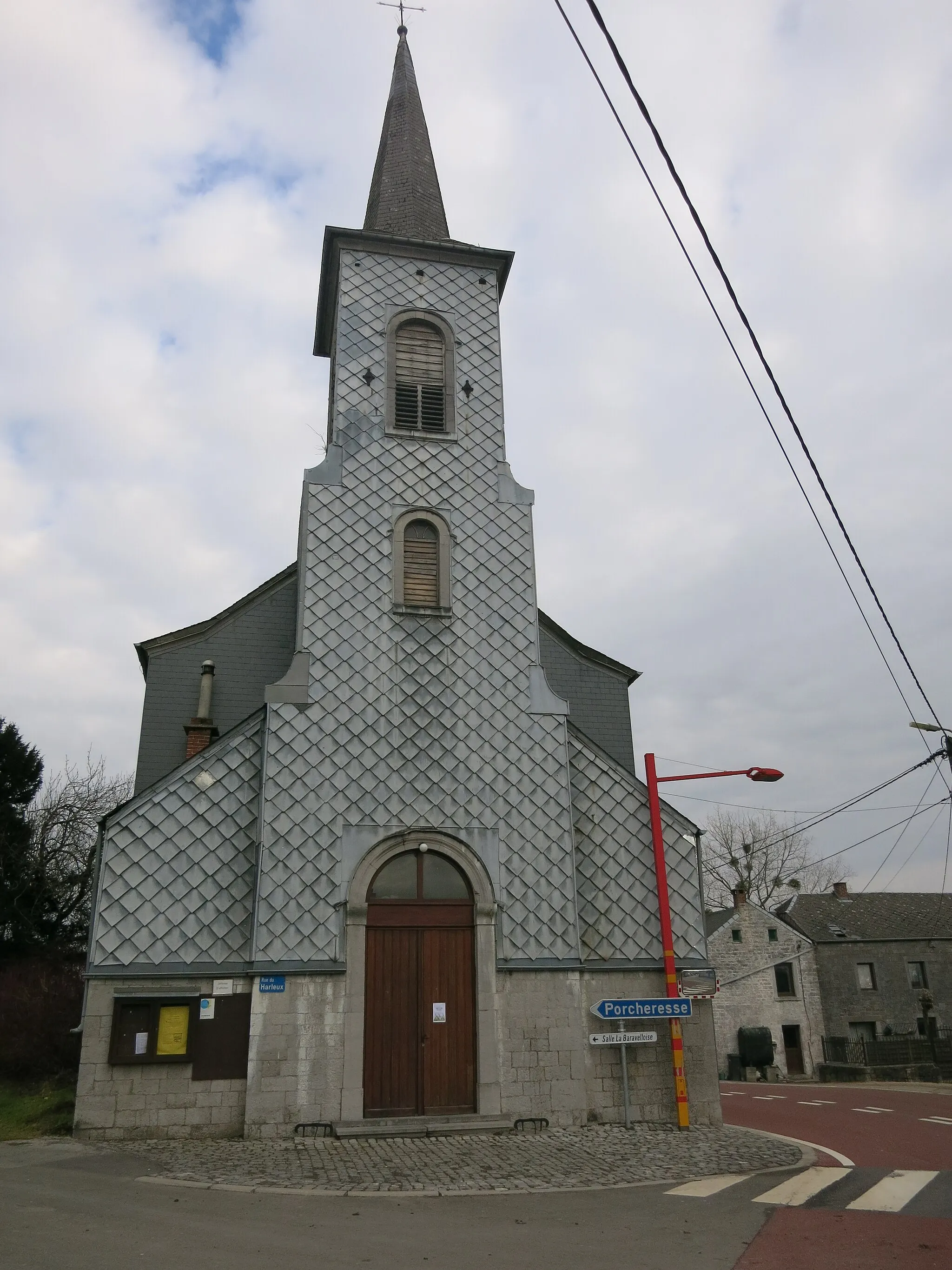 Photo showing: Eglise Saint-Laurent in Barvaux-Condroz (Havelange)