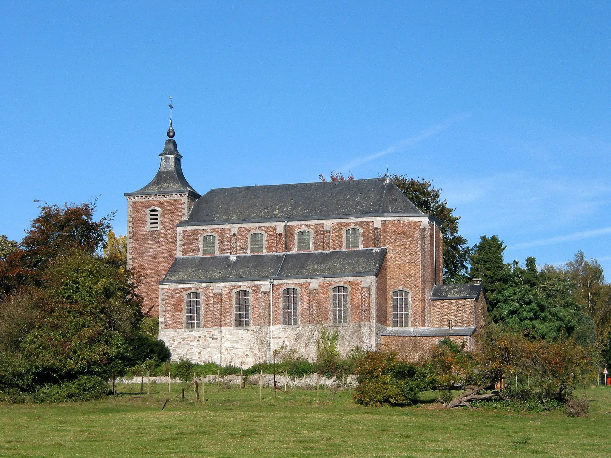 Photo showing: Héron (Belgium), the Saint Martin's church.
