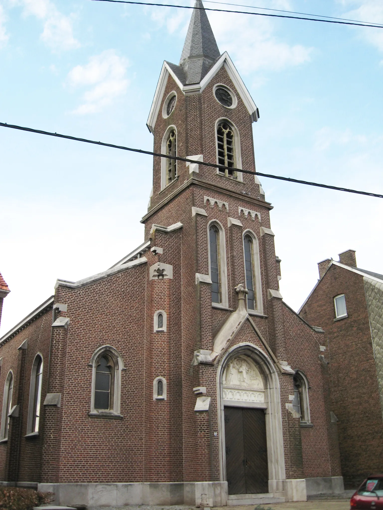 Photo showing: Church of Saint Denis in Grand-Axhe, Waremme, Liège, Belgique