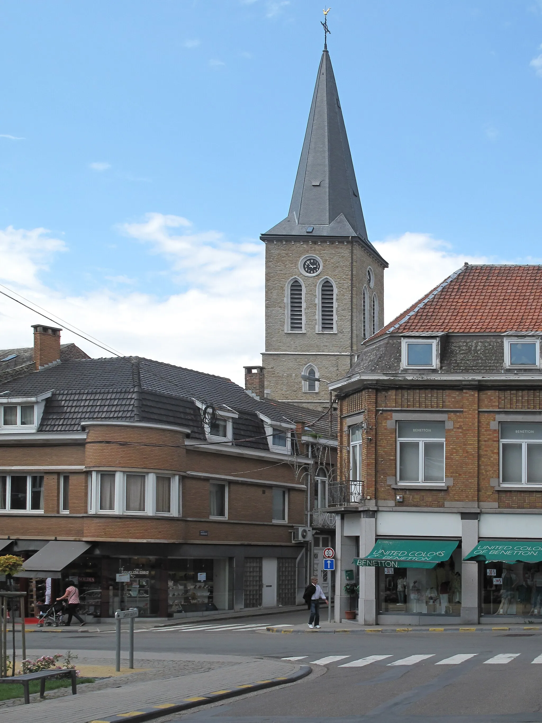 Photo showing: Waremme, church: église Saint-Pierre