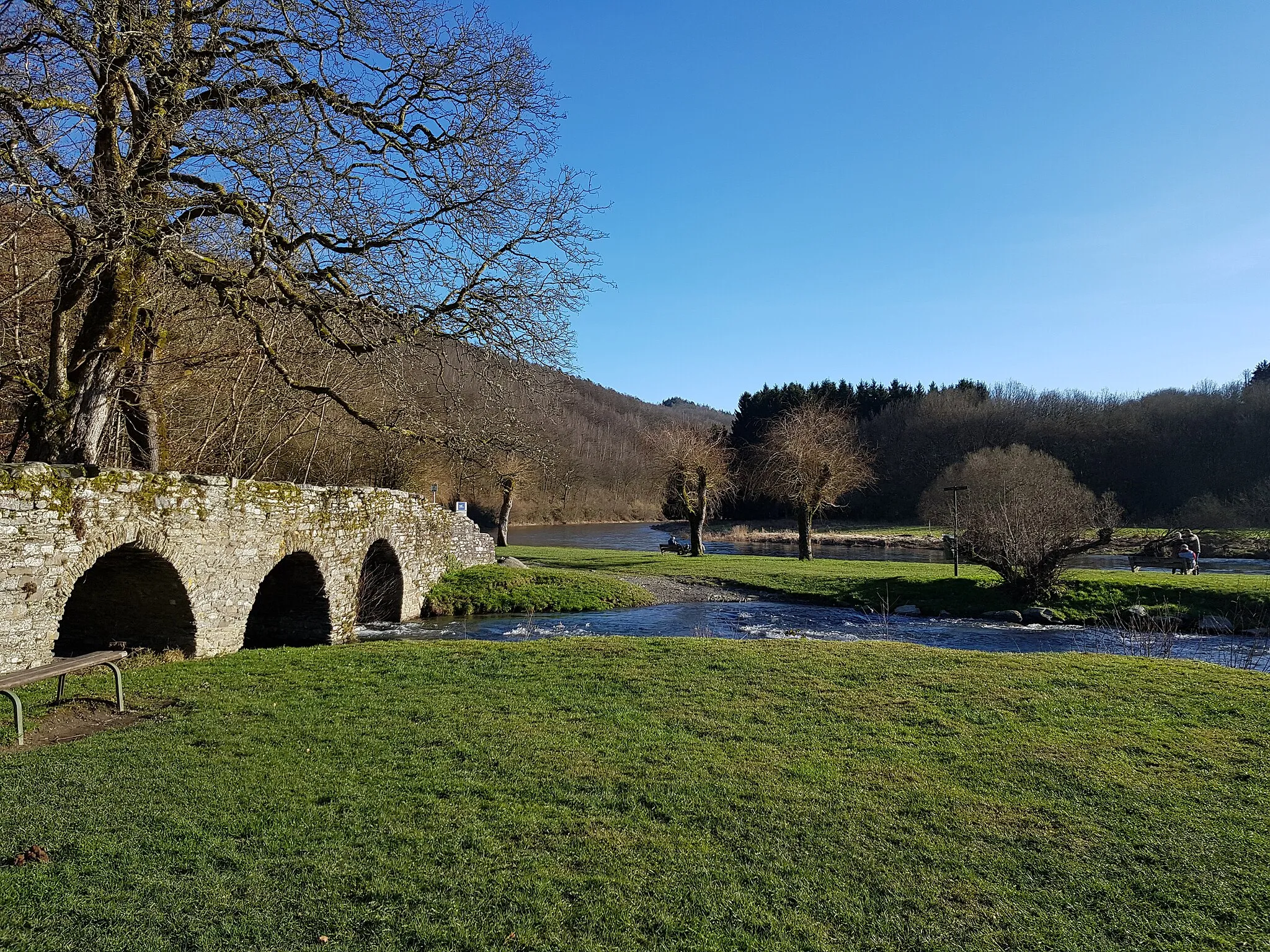 Photo showing: Brug met de naam Saint-Lambert te Vresse-sur-Semois in België