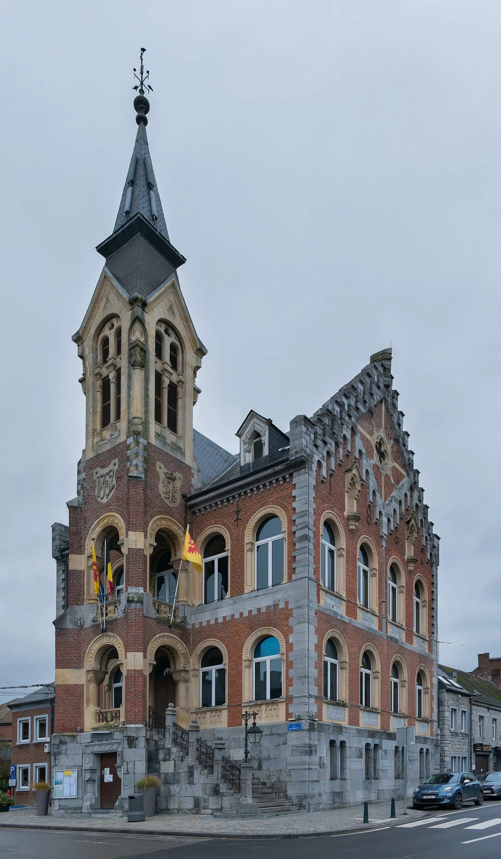 Photo showing: Town hall of Rochefort, Namur Province, Belgium