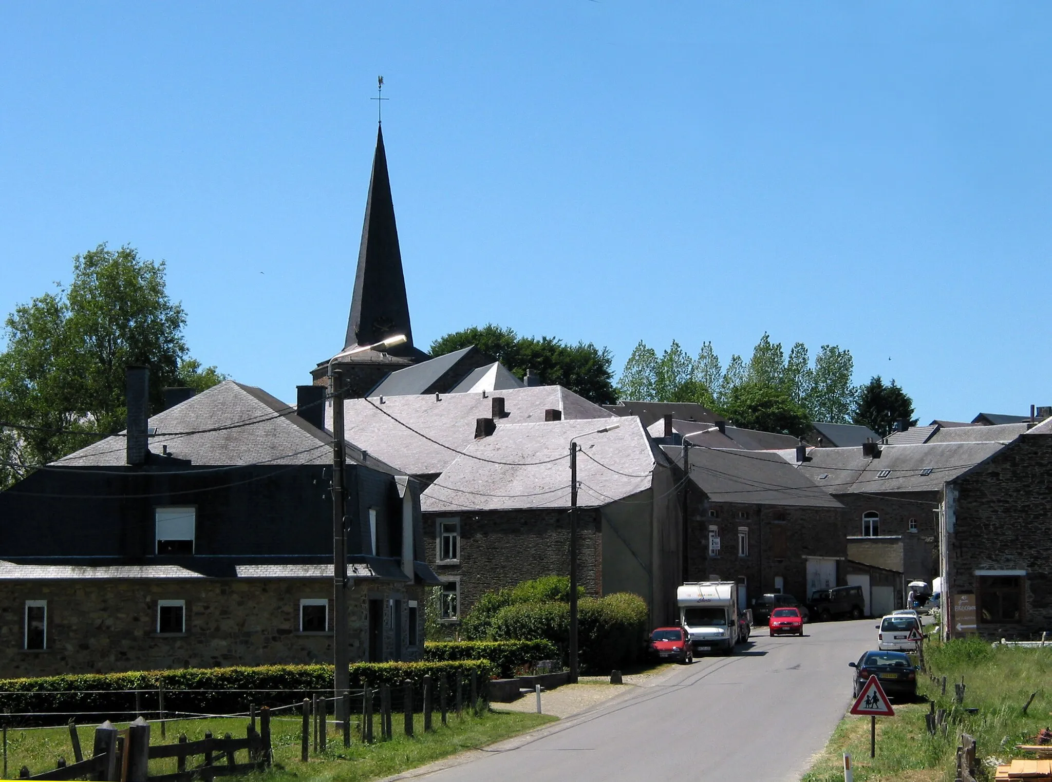 Photo showing: Willerzie (Belgium), the de Coubry street .