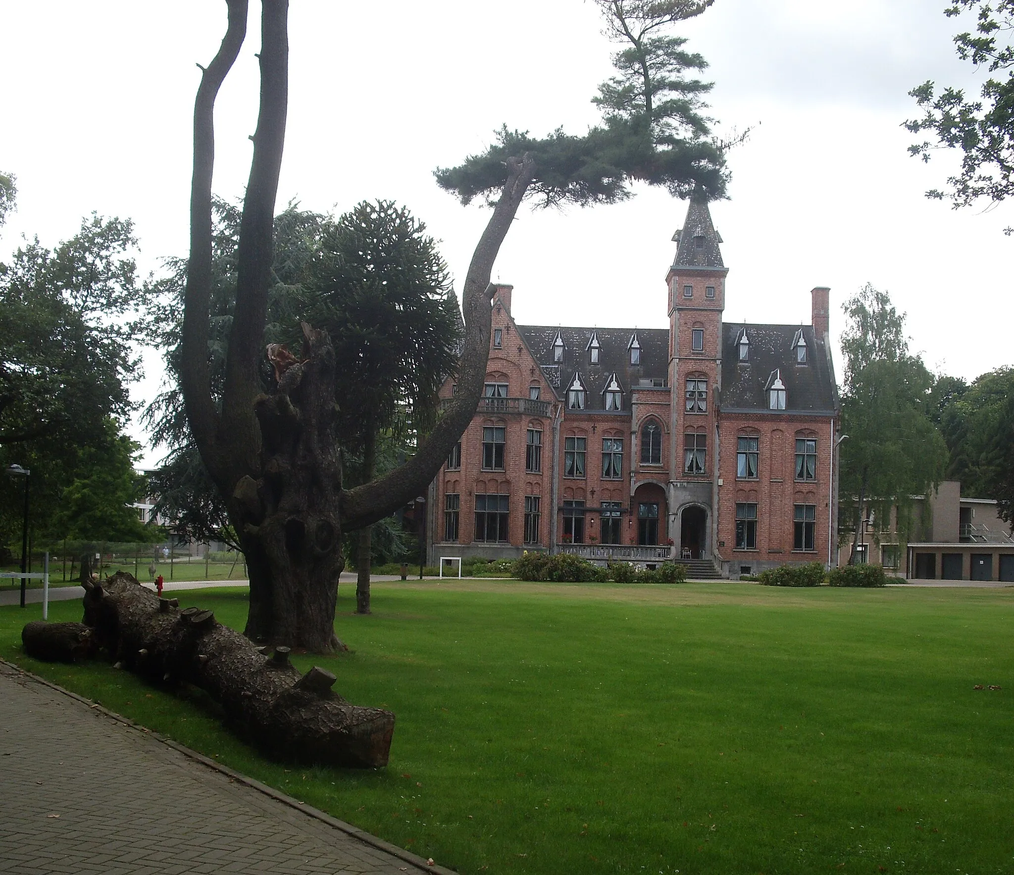 Photo showing: Kasteel van het Psychiatrisch Ziekenhuis Sint-Camillus - Beukenlaan - Sint-Denijs-Westrem  - Gent - Oost-Vlaanderen - België