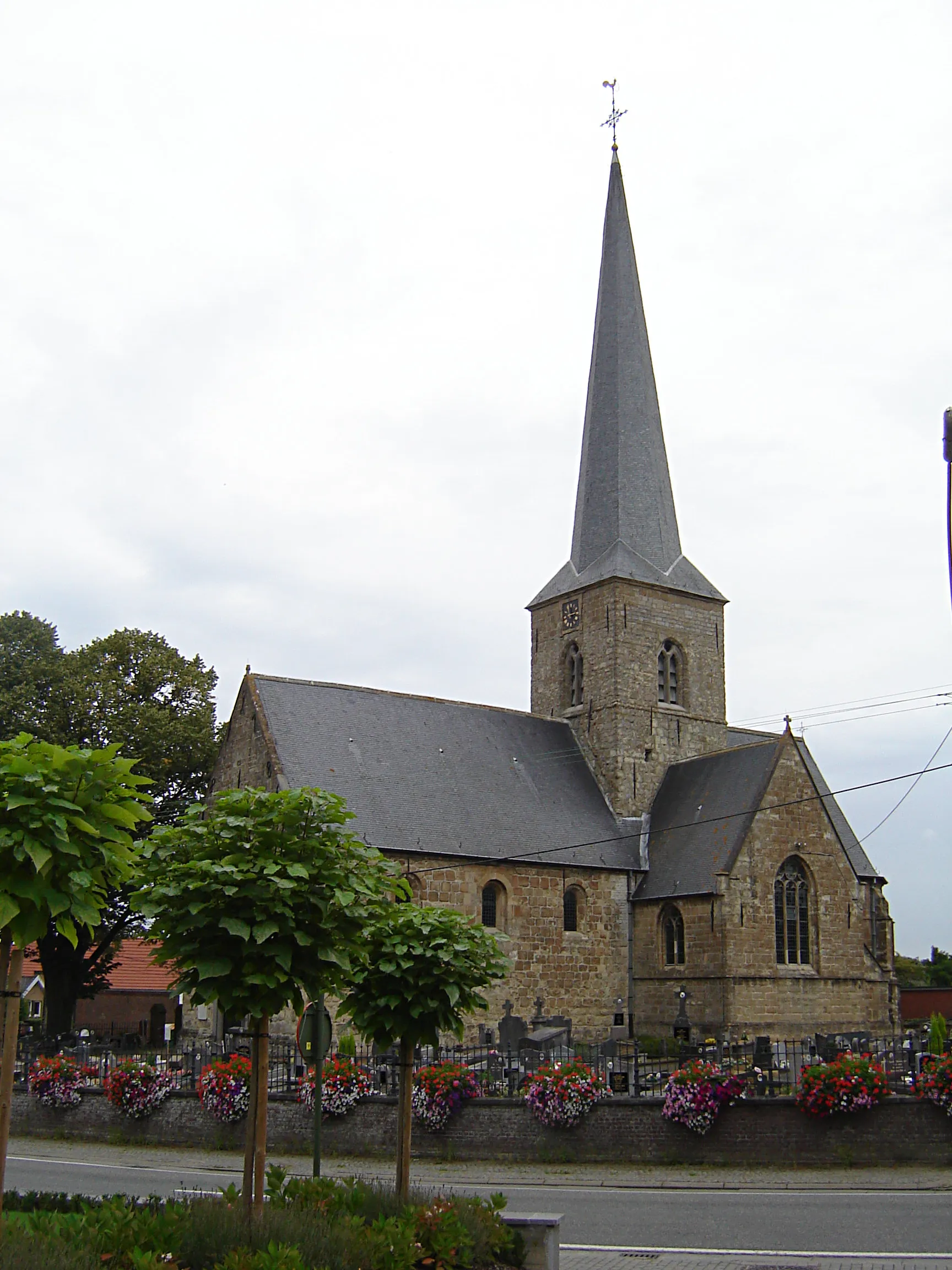Photo showing: Church of Saint Martin in Westrem. Westrem, Wetteren, East Flanders, Belgium