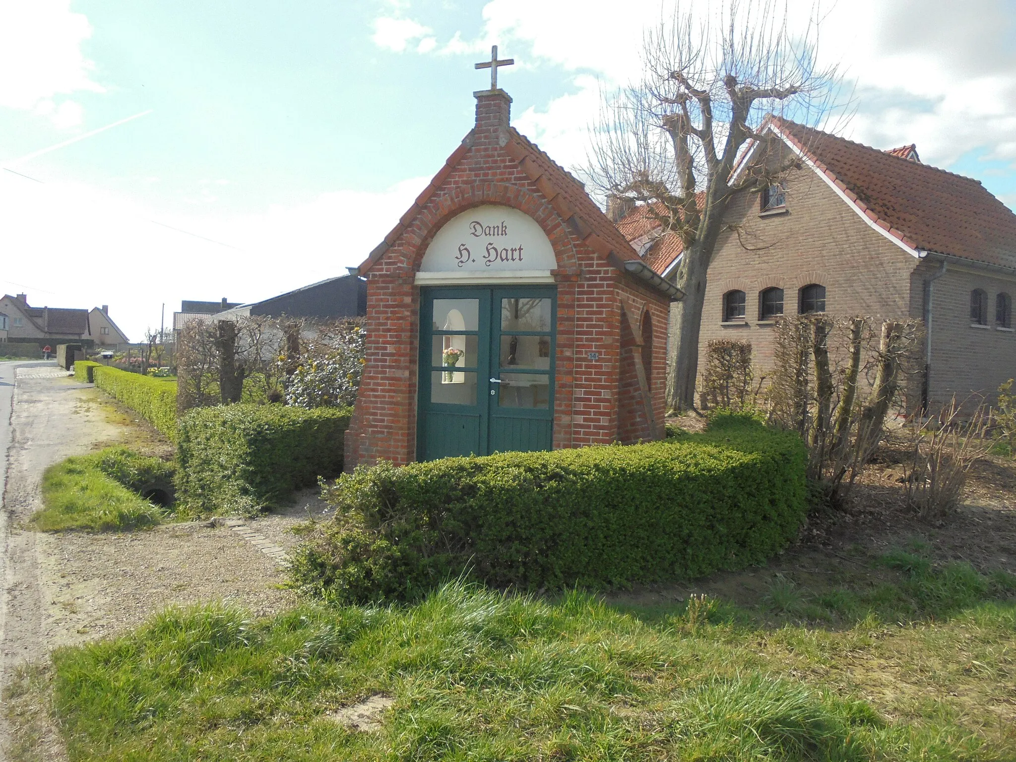 Photo showing: Kapel van de Vrede uit 1946 - Rooigem - Mullem - Oudenaarde - Oost-Vlaanderen - België.