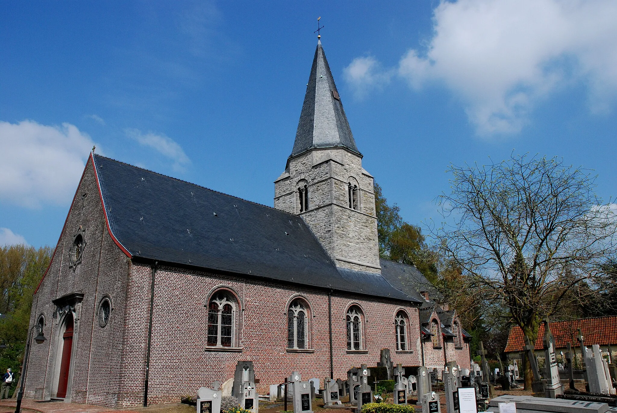 Photo showing: De kerk te Mullem, deelgemeente van Oudenaarde, België