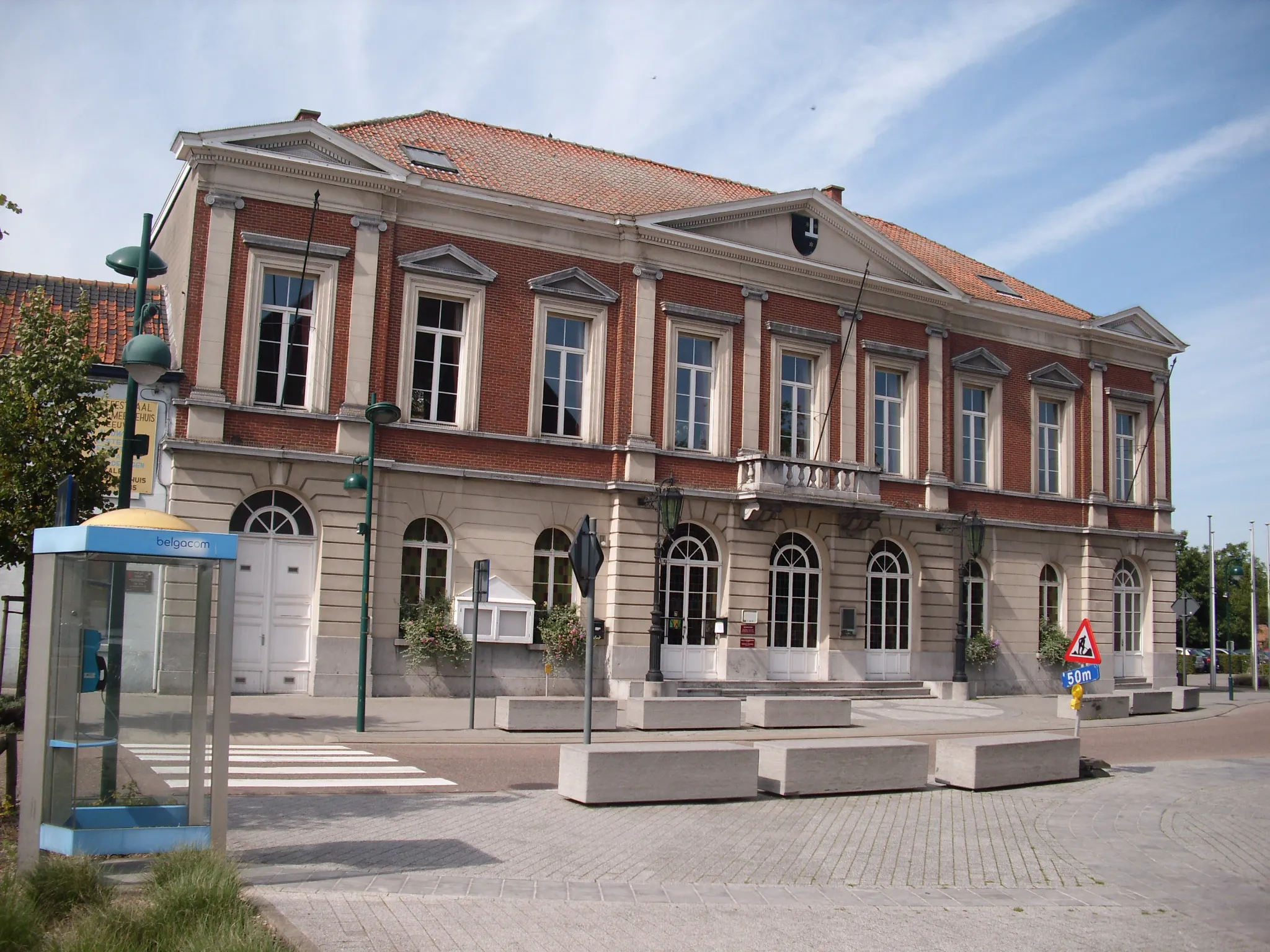 Photo showing: Oud gemeentehuis van Ertvelde - Evergem - Oost-Vlaanderen - Vlaanderen - België