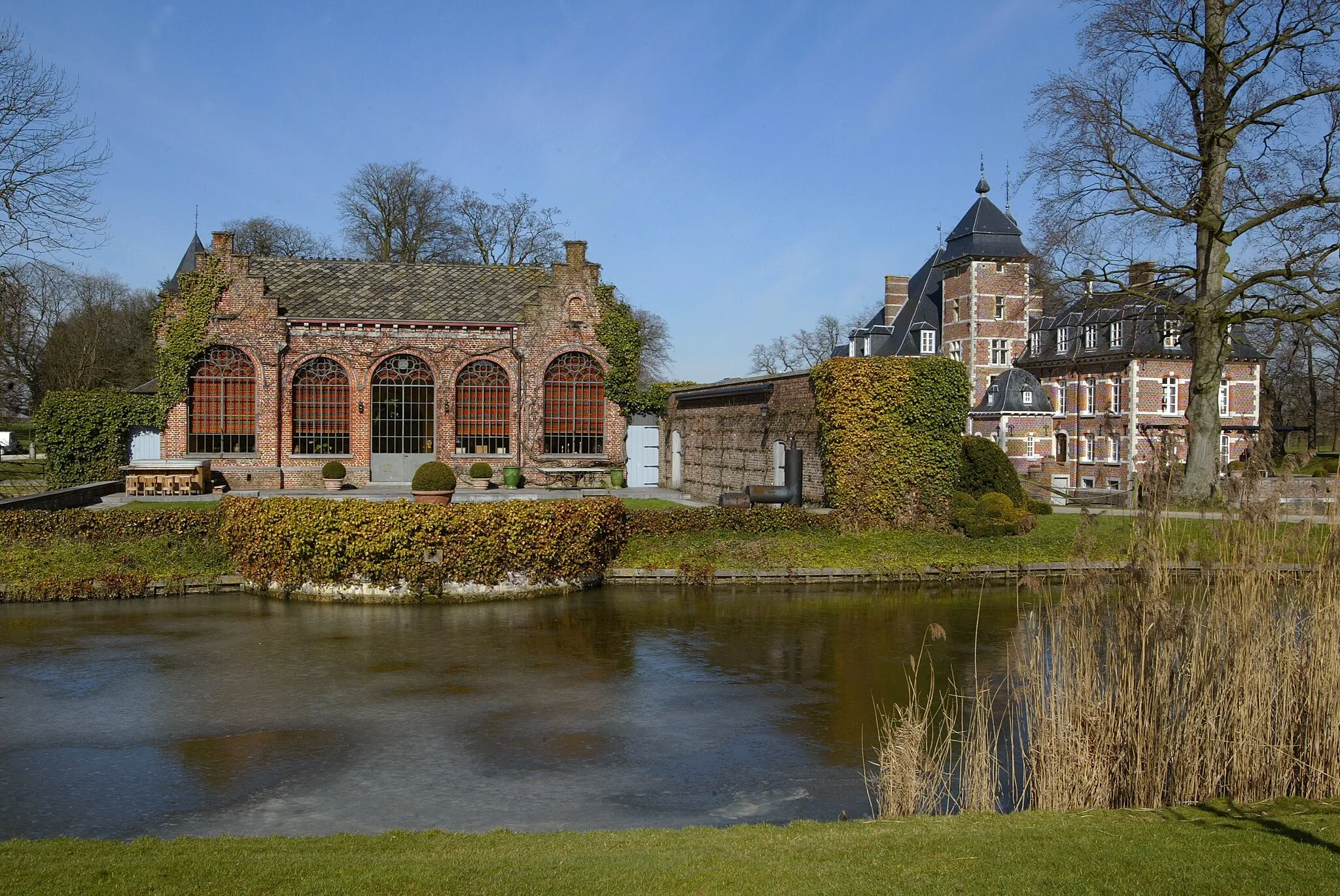 Photo showing: De oranjerie bij het Kasteel van Steenhout te Galmaarden